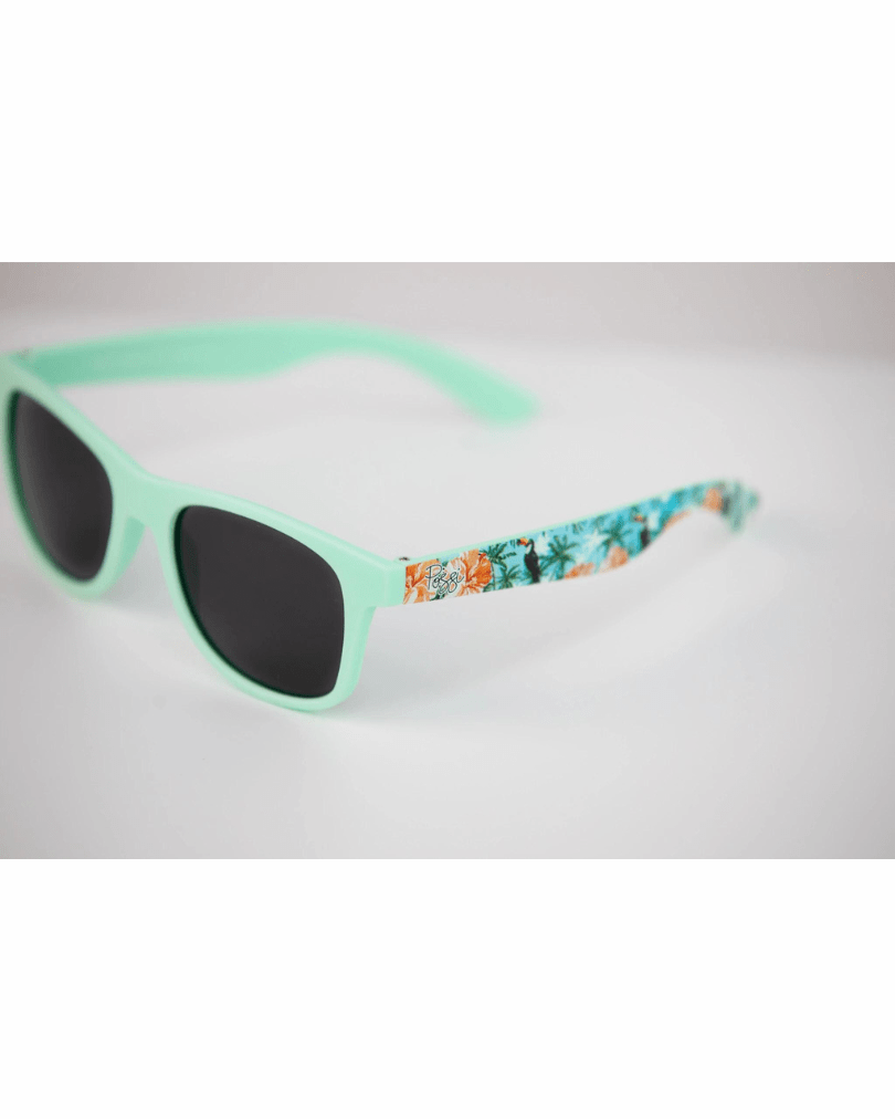Possi the Label Ultra-Lite Sunglasses - Toucans & Hibiscus PSUN102 Splash Swimwear Sunglasses 794712263173