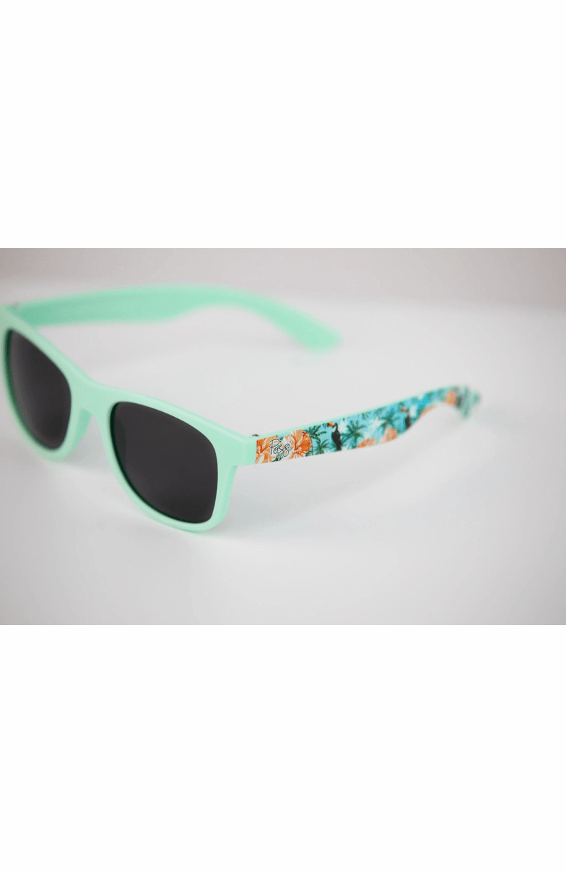 Possi the Label Ultra-Lite Sunglasses - Toucans & Hibiscus PSUN102 Splash Swimwear Sunglasses 794712263173