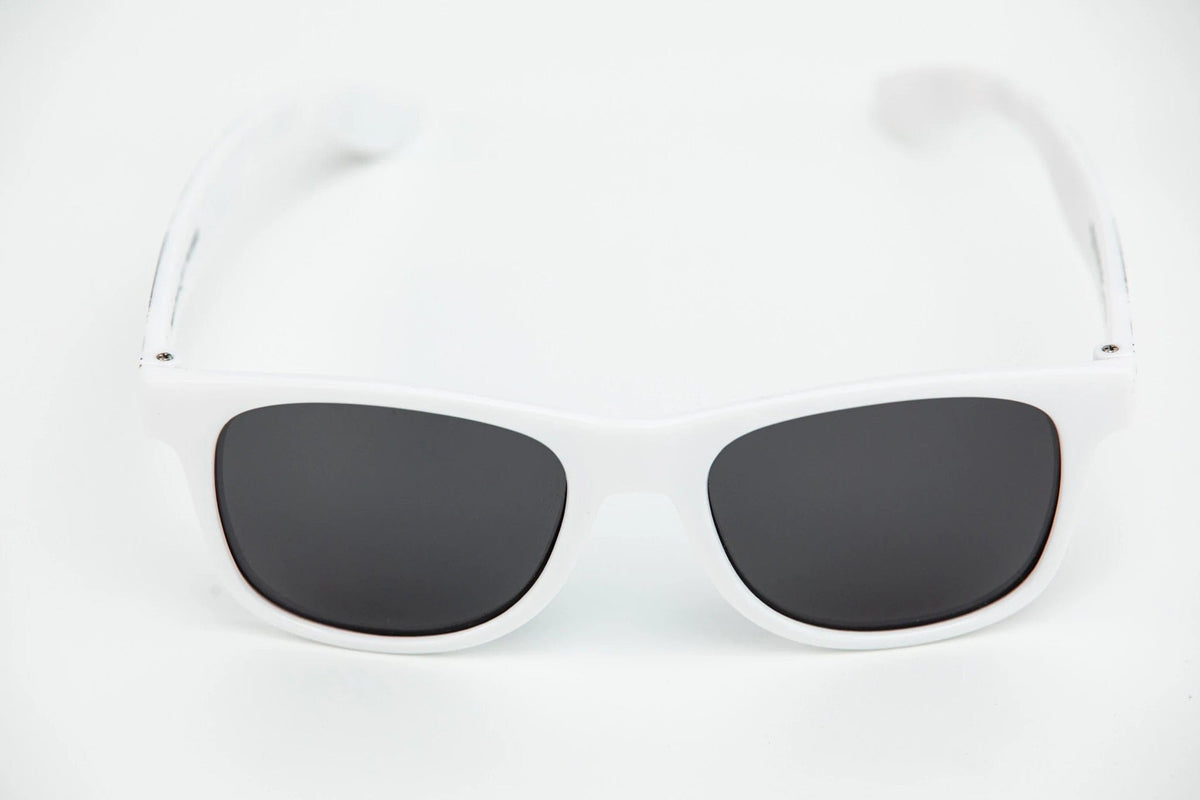 Possi the Label Ultra-Lite Sunglasses - White Kombis (White) PSUN110-W Splash Swimwear Sunglasses 794712263265