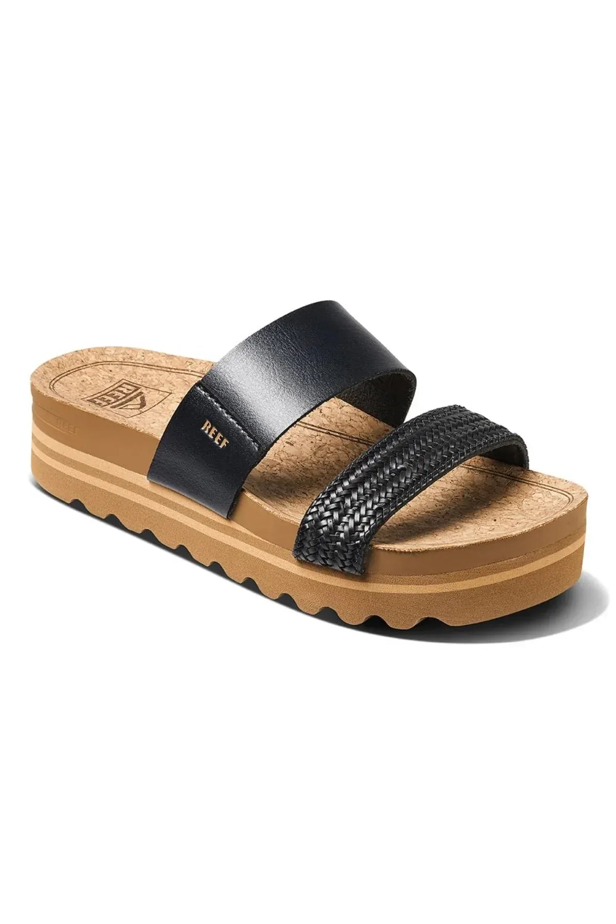 Reef Reef Cushion Vista Hi Reef Cushion Vista Hi Splash Swimwear Footwear Black Braid / 5