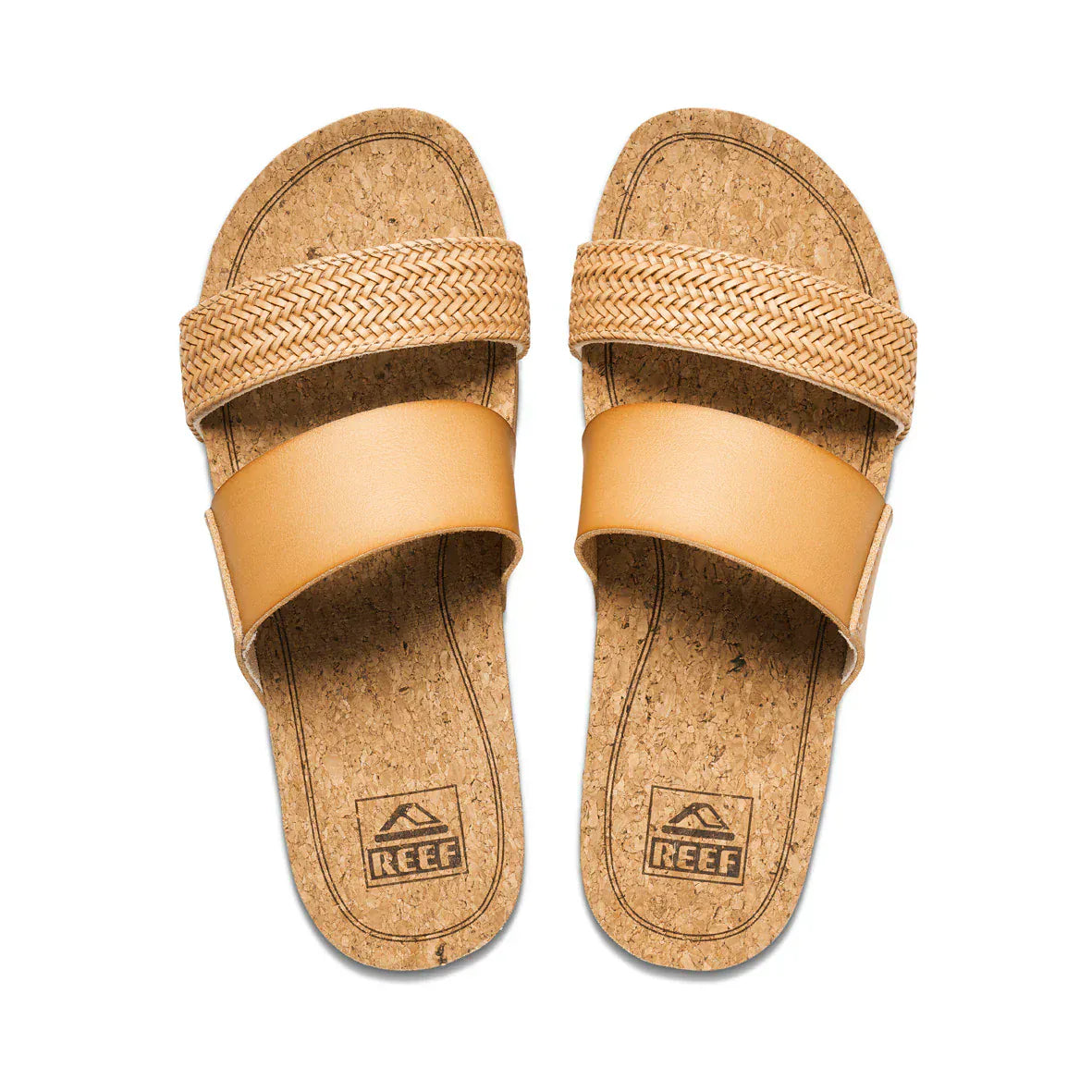 Reef Reef Cushion Vista Sandal Reef Cushion Vista Sandal Splash Swimwear Footwear Natural Braid / 5