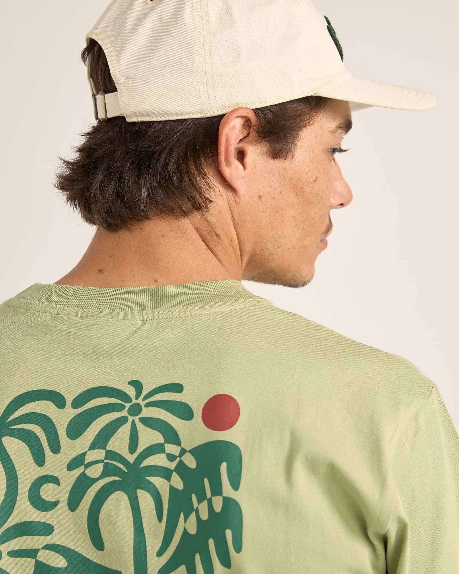 Rhythm Mens Arch Sports Cap - Bone 0125M-HW02-BON Arch Sports Cap - Bone Splash Swimwear Mens O/S 9360397115901