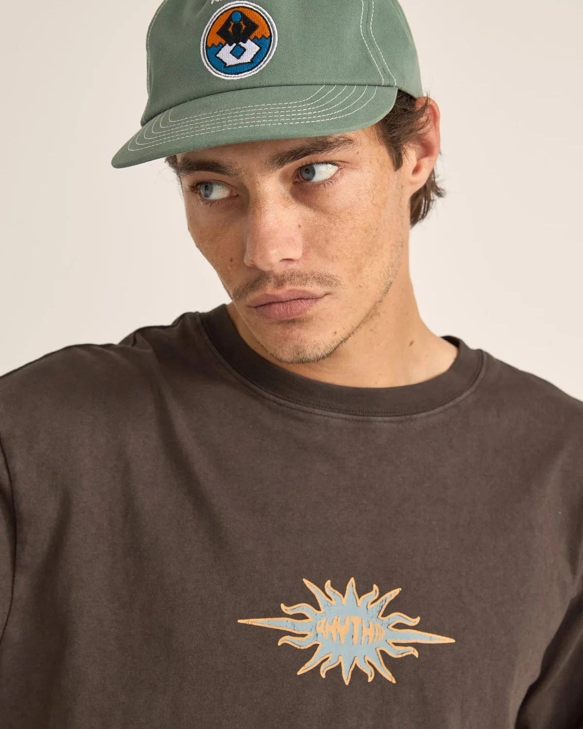 Rhythm Mens Channel Cap - Vintage Green 0125M-HW05-VGR Rhythm Channel Cap - Vintage Green Splash Swimwear Mens O/S 9360397115956