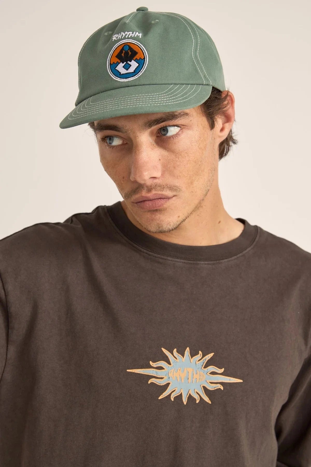 Rhythm Mens Channel Cap - Vintage Green 0125M-HW05-VGR Rhythm Channel Cap - Vintage Green Splash Swimwear Mens O/S 9360397115956