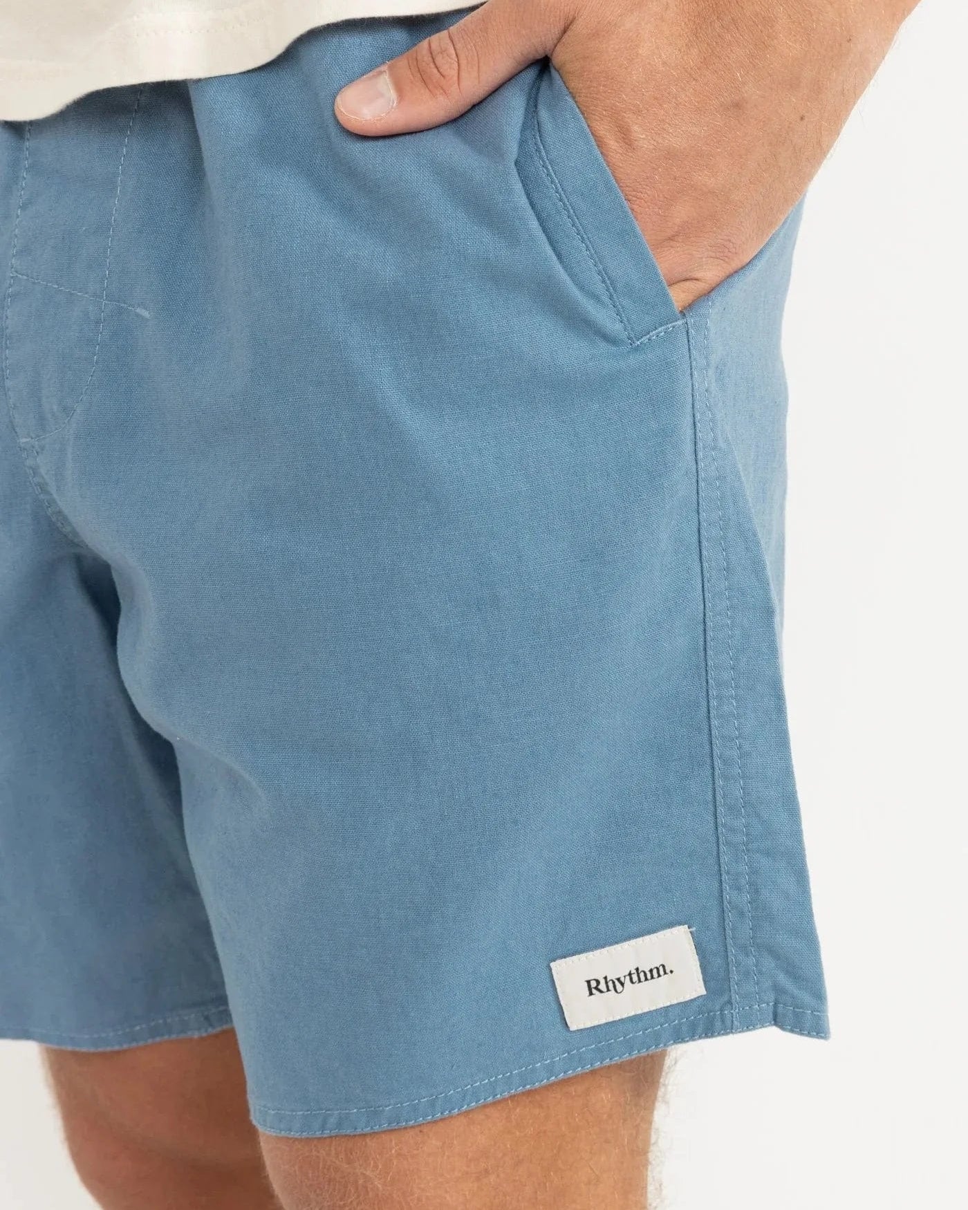 Rhythm Mens Classic Line Jam - Blue Rhythm Classic Line Jam - Blue Splash Swimwear Mens Shorts