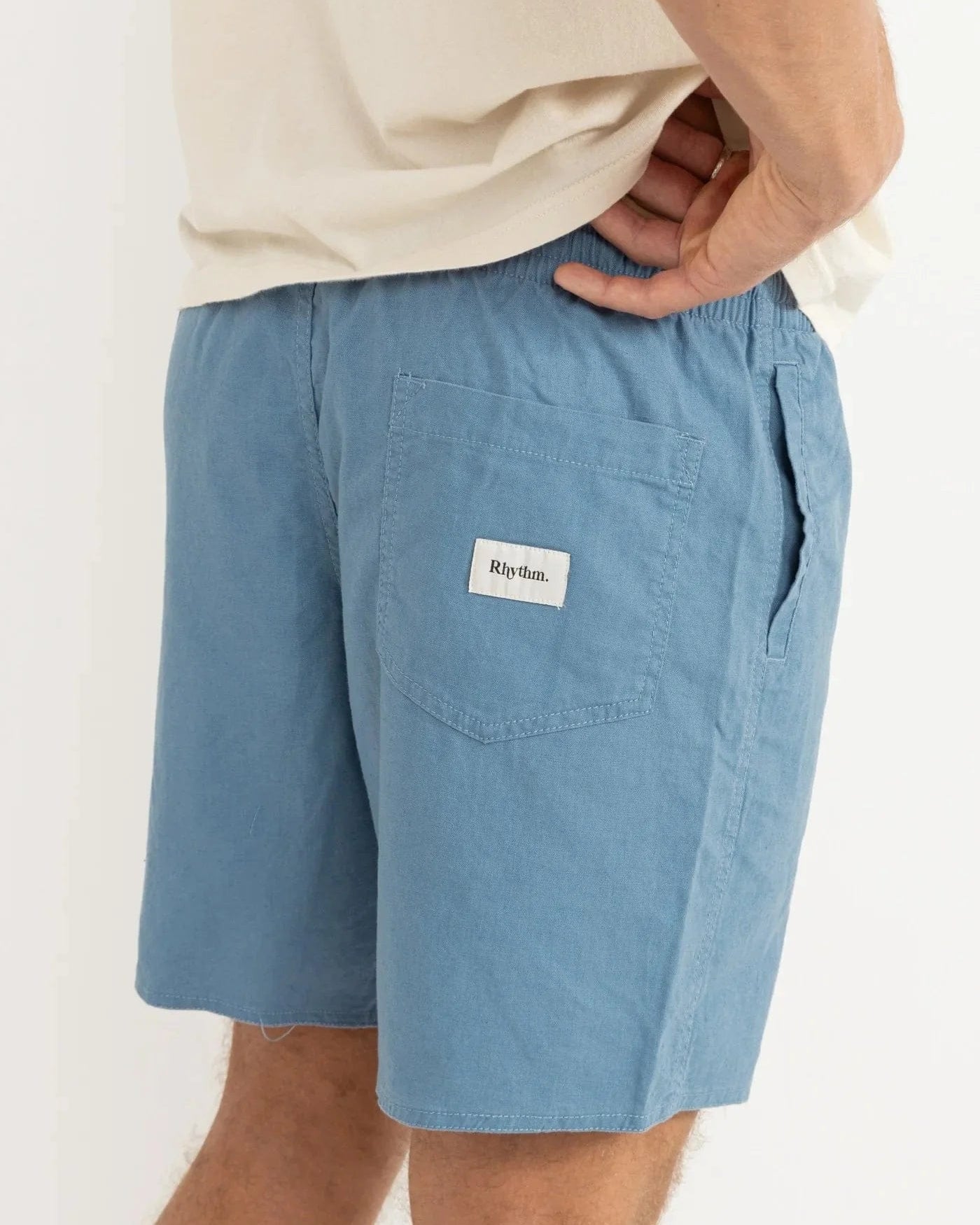 Rhythm Mens Classic Line Jam - Blue Rhythm Classic Line Jam - Blue Splash Swimwear Mens Shorts