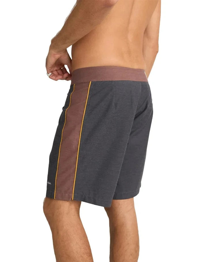 Rhythm Mens Core Trunk - Chocolate Rhythm Core Trunk - Chocolate Splash Swimwear Mens Shorts