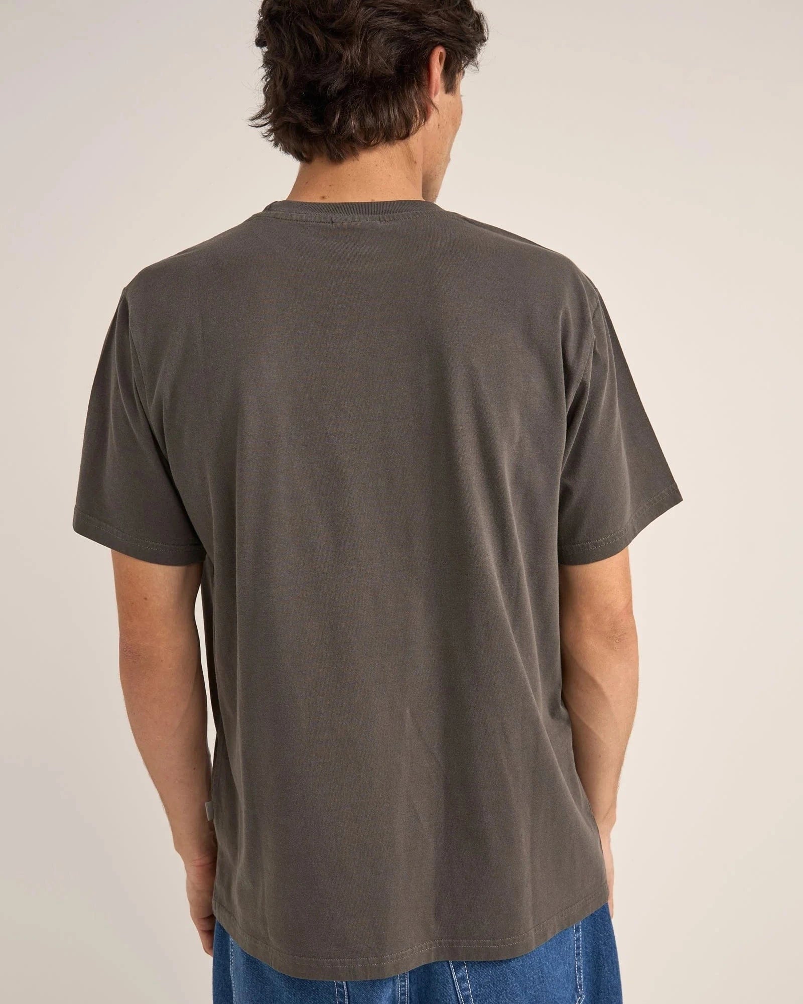 Rhythm Mens Ellipse Sun SS T-Shirt - Vintage Black Rhythm Ellipse Sun SS T-Shirt - Black Splash Swimwear Mens