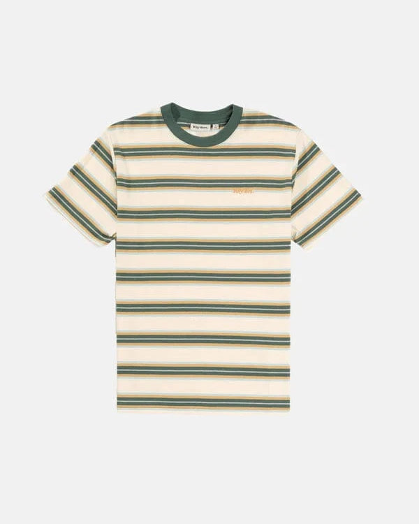 Rhythm Mens Everyday Stripe SS T-Shirt - Vintage Green Everyday Stripe SS T-Shirt - Vintage Green Splash Swimwear Shorts