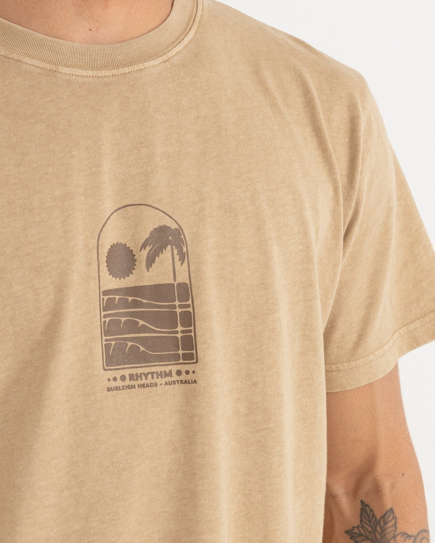 Rhythm Mens Portal Vintage T-Shirt Rhythm Portal Vintage T-Shirt Splash Swimwear