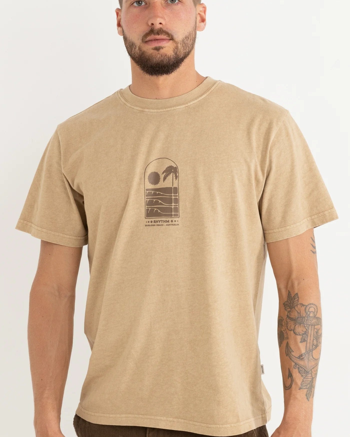 Rhythm Mens Portal Vintage T-Shirt Rhythm Portal Vintage T-Shirt Splash Swimwear