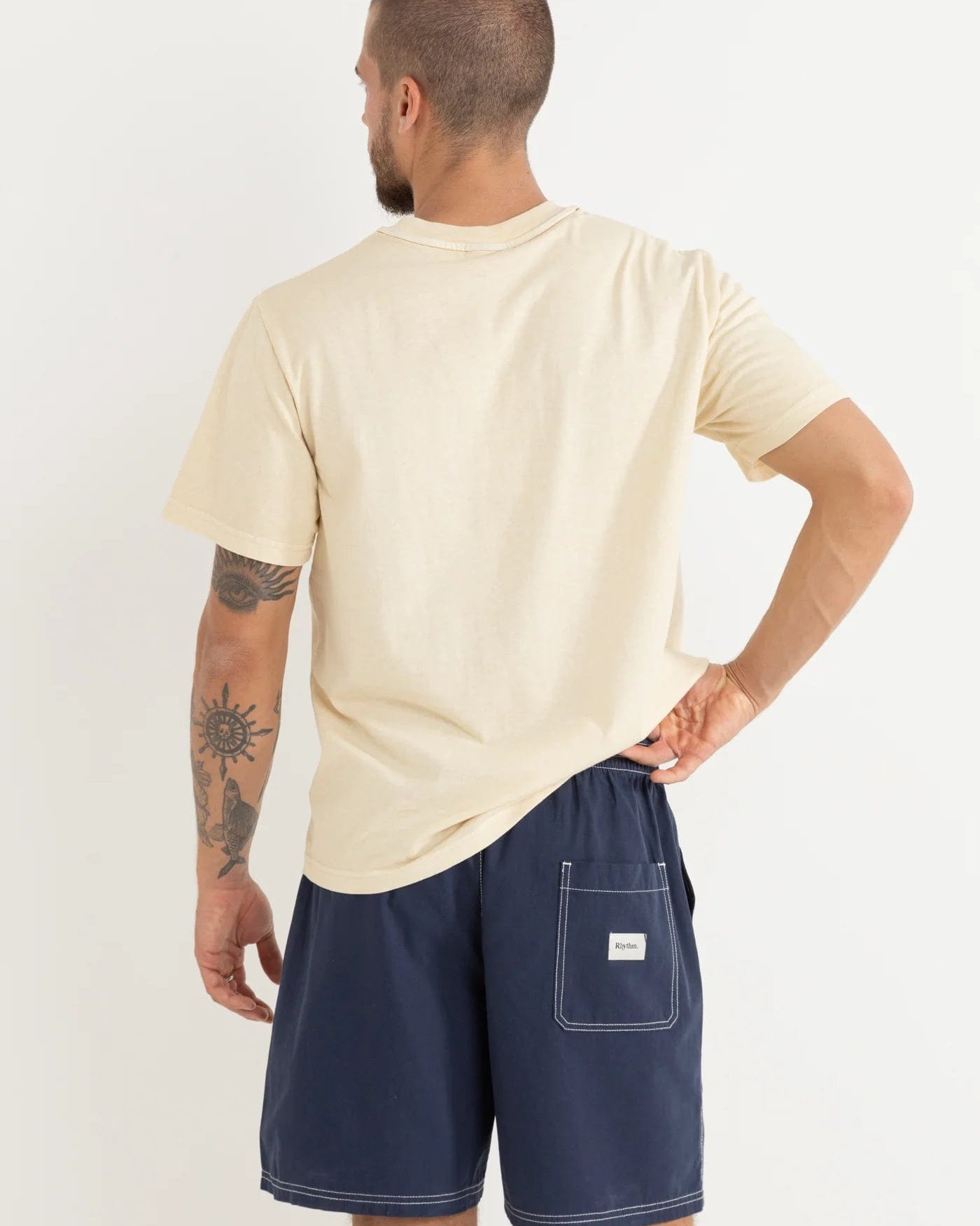 Rhythm Mens Portal Vintage T-Shirt Rhythm Portal Vintage T-Shirt Splash Swimwear