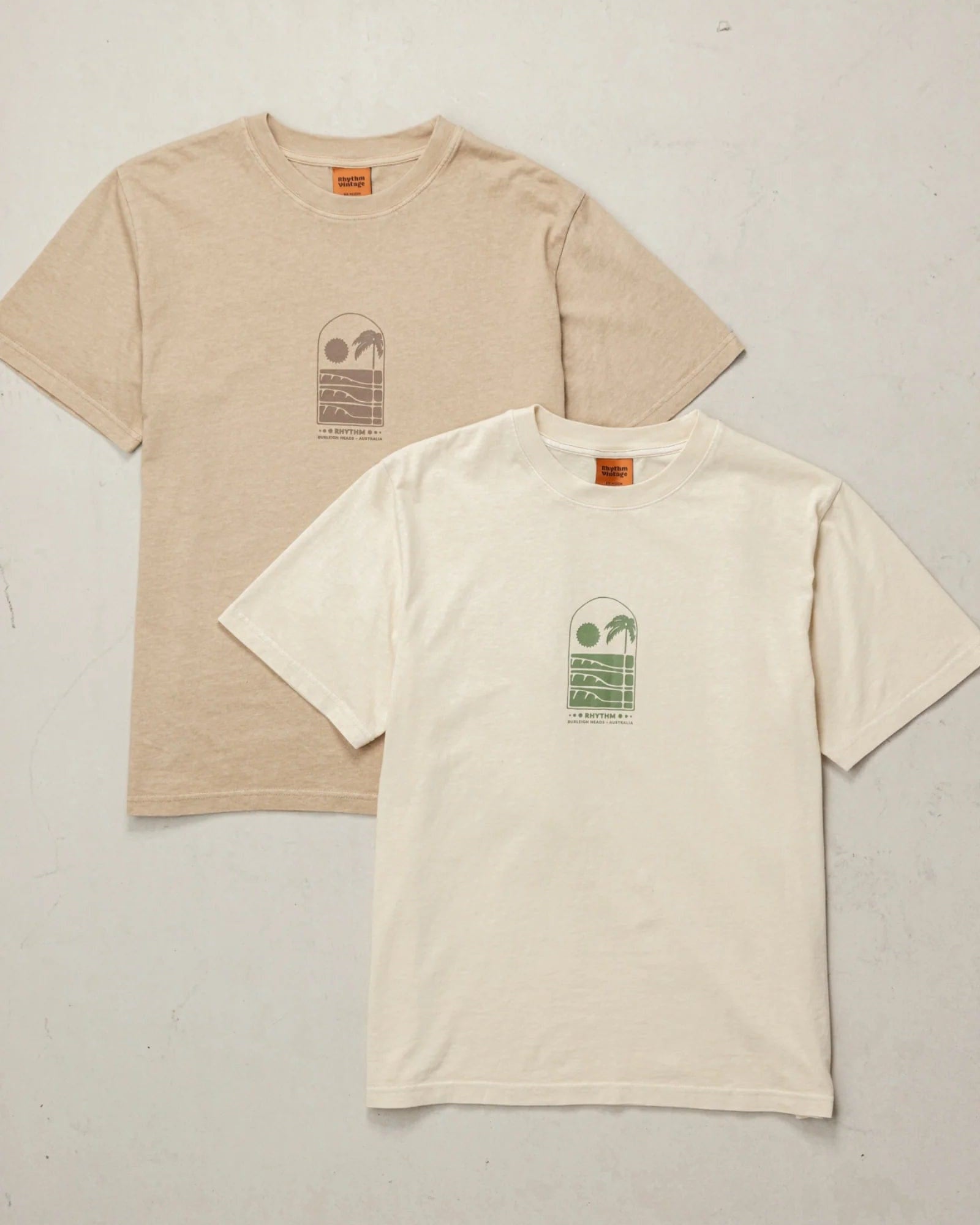 Rhythm Mens Portal Vintage T-Shirt Rhythm Portal Vintage T-Shirt Splash Swimwear