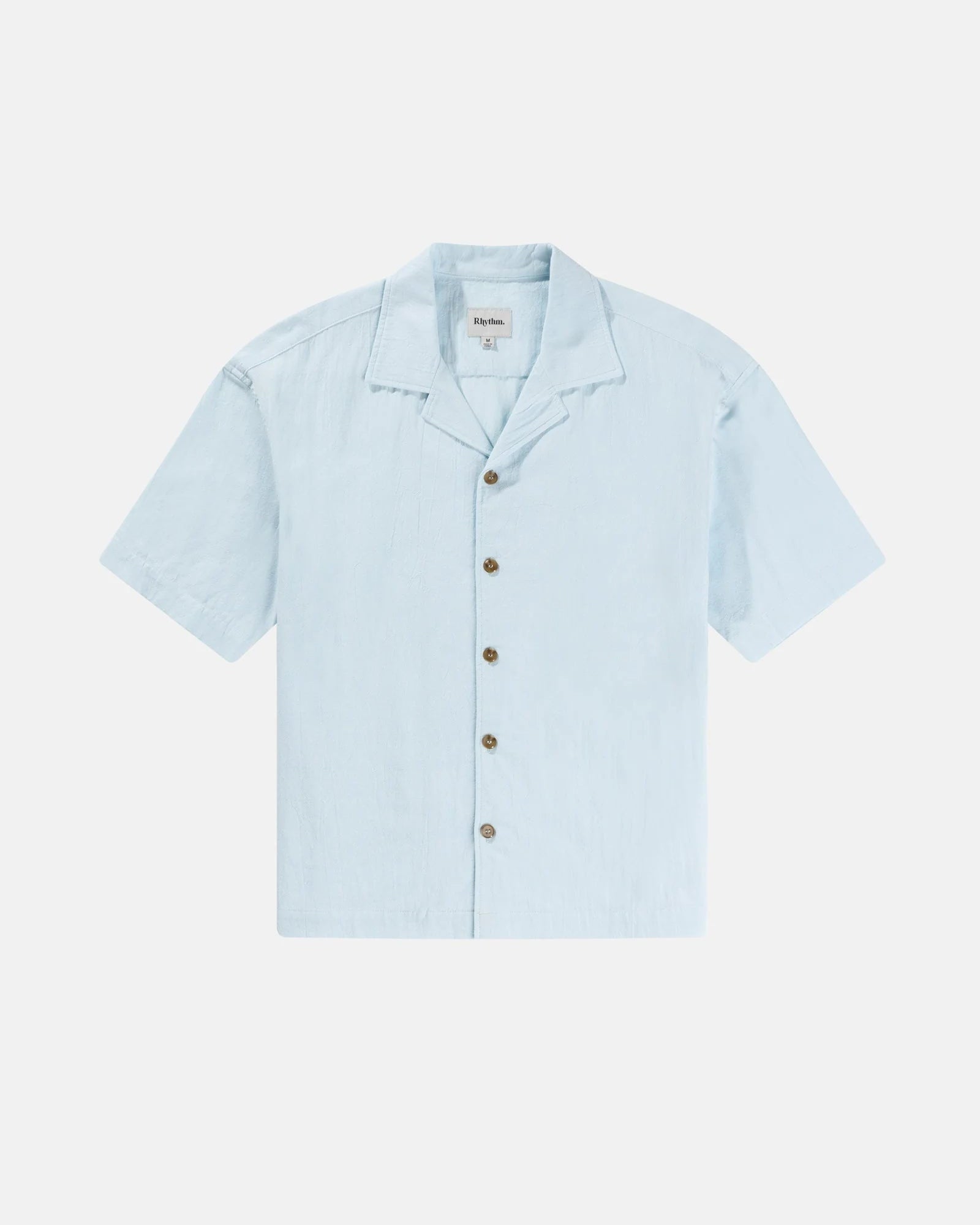 Rhythm Mens Relaxed Texture SS Shirt - Blue Rhythm Relaxed Texture SS Shirt - Blue Splash Swimwear Mens