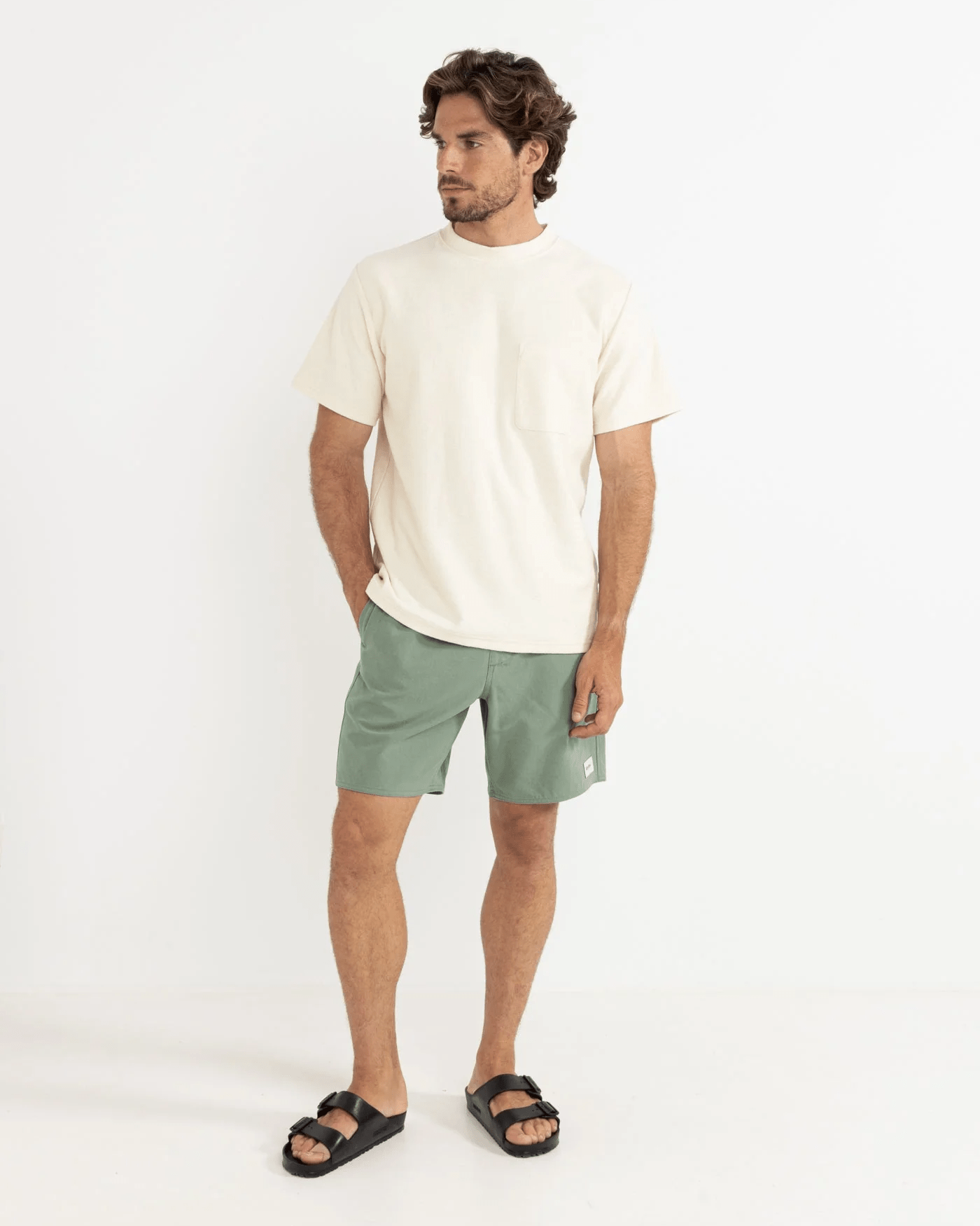 Rhythm Mens Rhythm Box Jam - Herb Rhythm Box Jam - Herb Splash Swimwear Mens