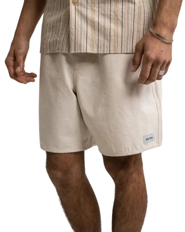 Rhythm Mens Rhythm Box Jam - Natural Rhythm Box Jam - Natural Splash Swimwear Mens