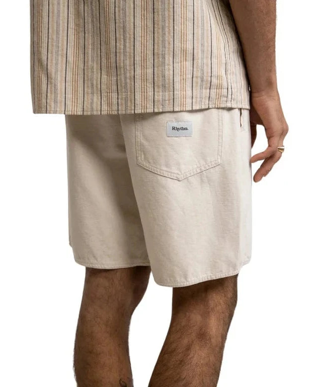 Rhythm Mens Rhythm Box Jam - Natural Rhythm Box Jam - Natural Splash Swimwear Mens