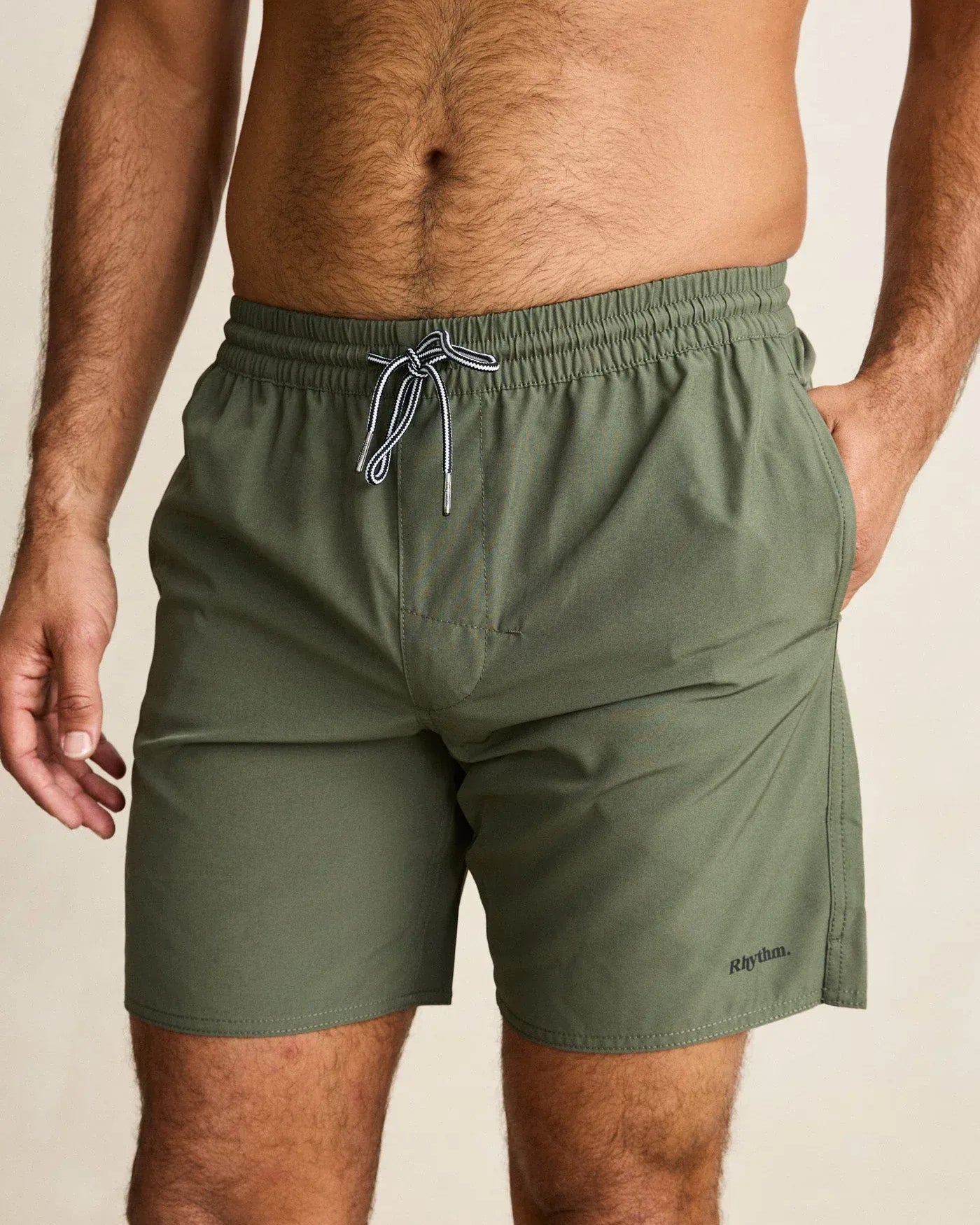 Rhythm Mens Rhythm Classic Beach Short - Forest Green Rhythm Classic Beach Short - Forest Green Splash Swimwear