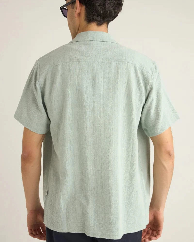 Rhythm Mens Rhythm Daytona SS Shirt- Teal Rhythm Daytona SS Shirt- Teal Splash Swimwear Mens