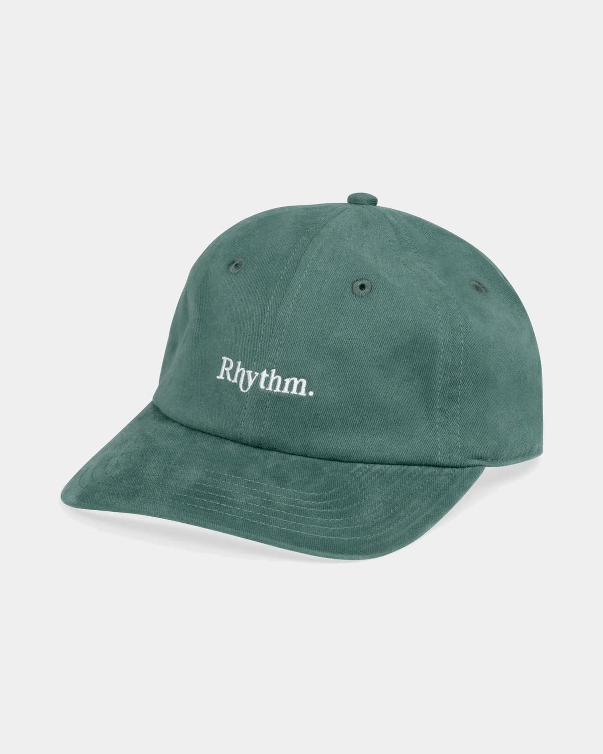 Rhythm Mens Rhythm Essential Brushed Twill Cap - Green 1025M-HW01-GRN Rhythm Essential Brushed Twill Cap - Green Splash Swimwear Hats O/S 9360397260045