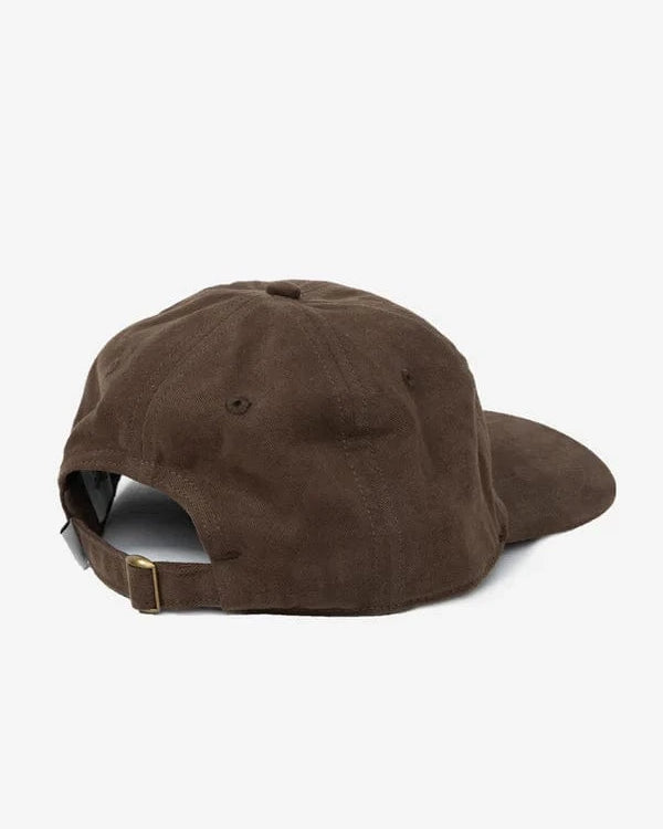 Rhythm Mens Rhythm Essential Brushed Twill Cap - Vintage Brown 0425M-HW01-BRO Rhythm Essential Brushed Twill Cap - Vintage Brown Splash Swimwear Mens O/S