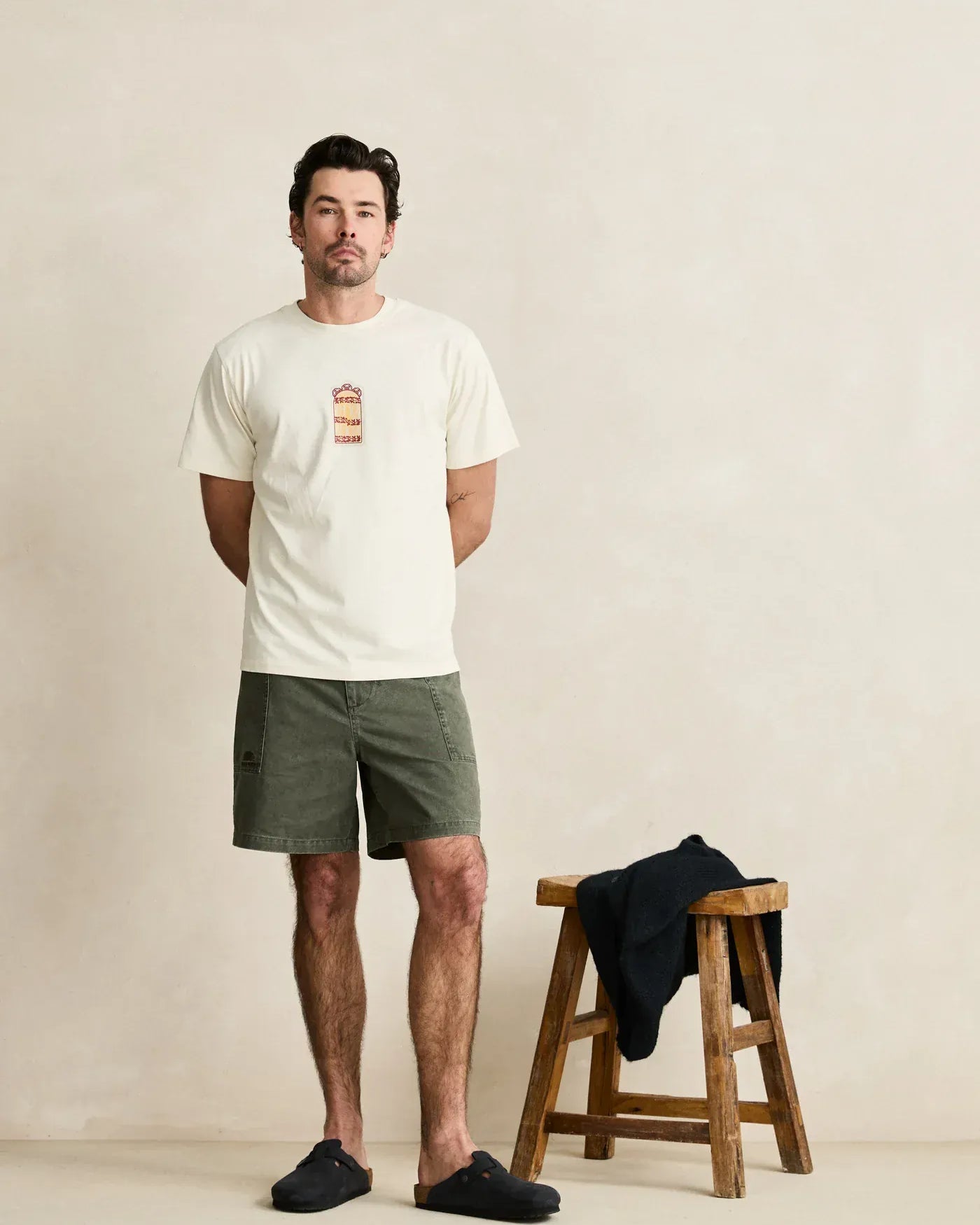 Rhythm Mens Rhythm Field Guide Walks - Stone Rhythm Field Guide Walks - Stone Splash Swimwear