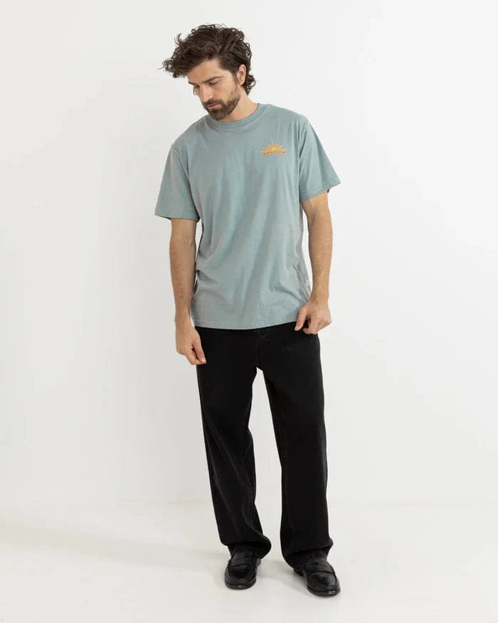 Rhythm Mens Rhythm Frame SS T-Shirt - Seafoam Rhythm Frame SS T-Shirt - Seafoam Splash Swimwear Mens