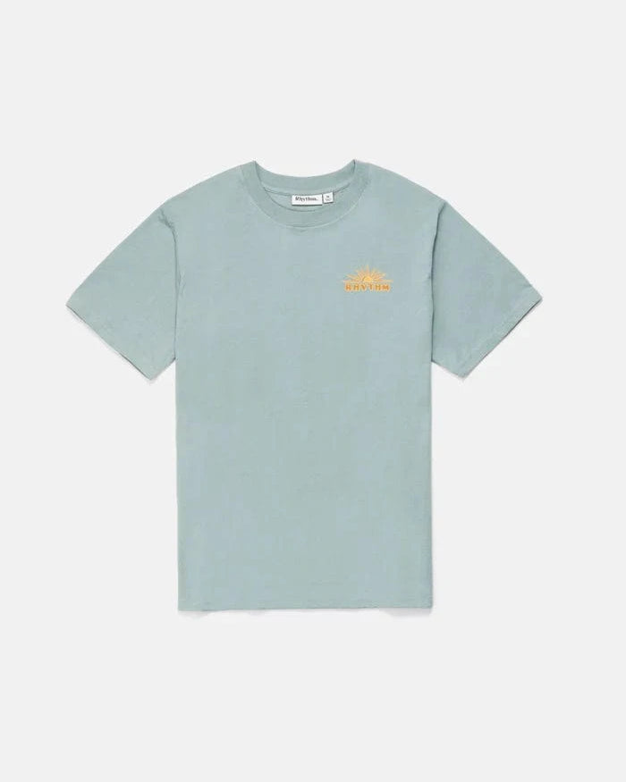 Rhythm Mens Rhythm Frame SS T-Shirt - Seafoam Rhythm Frame SS T-Shirt - Seafoam Splash Swimwear Mens