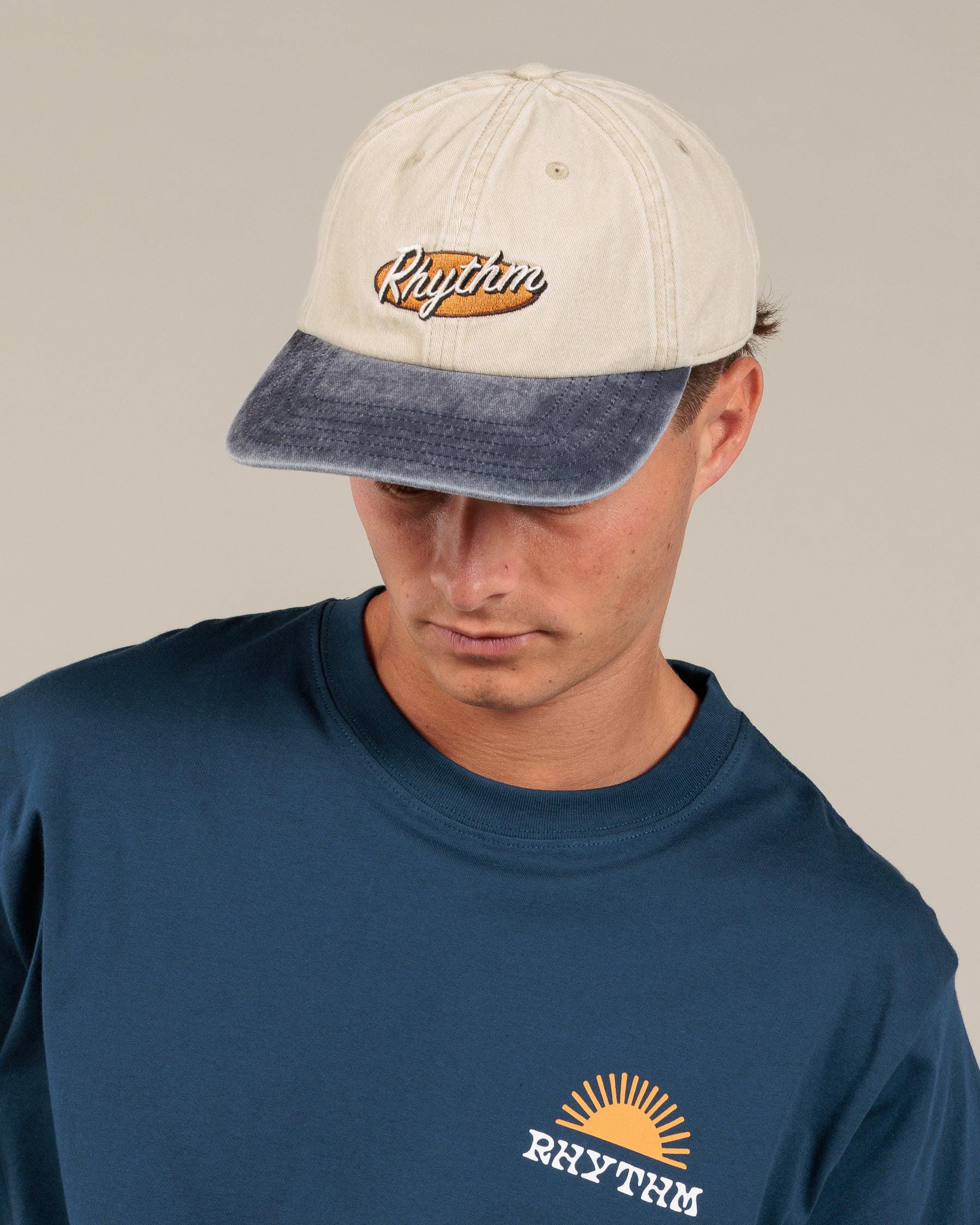 Rhythm Mens Rhythm Hallmark Cap - Light Sand 1025M-HW07-SND Rhythm Hallmark Cap - Light Sand Splash Swimwear Hats O/S 9360397260120