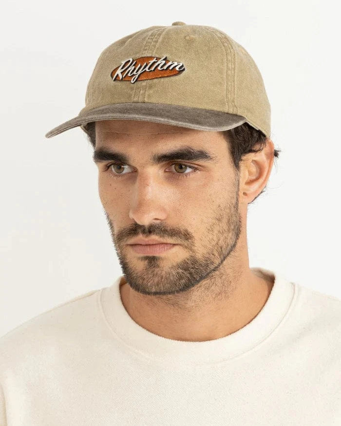 Rhythm Mens Rhythm Hallmark Cap- Sand 0725M-HW11-SAN Rhythm Hallmark Cap- Sand Splash Swimwear Mens O/S
