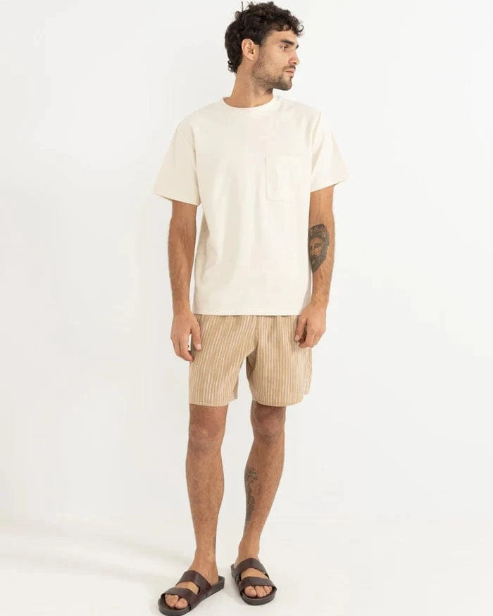 Rhythm Mens Rhythm Jacquard Linen Jam - Sand Rhythm Jacquard Linen Jam - Sand Splash Swimwear Mens