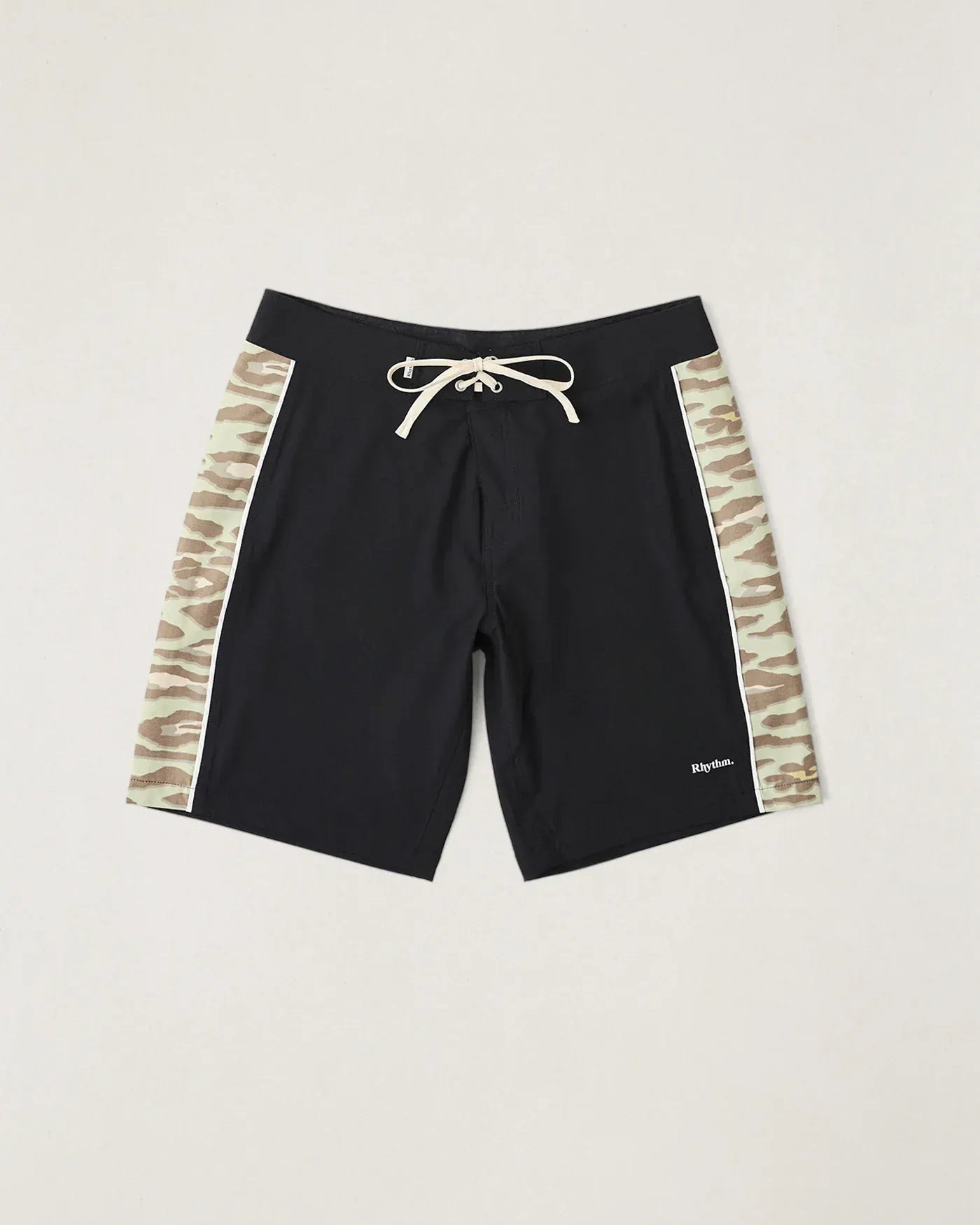 Rhythm Mens Rhythm Leo Camo Trunk - Black Rhythm Leo Camo Trunk - Black Splash Swimwear