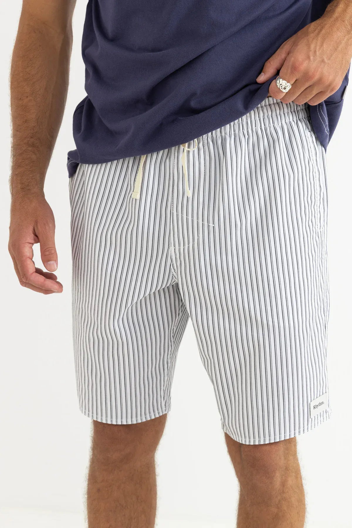 Rhythm Mens Rhythm Local Jam - White Rhythm Local Jam - White Splash Swimwear Mens Shorts
