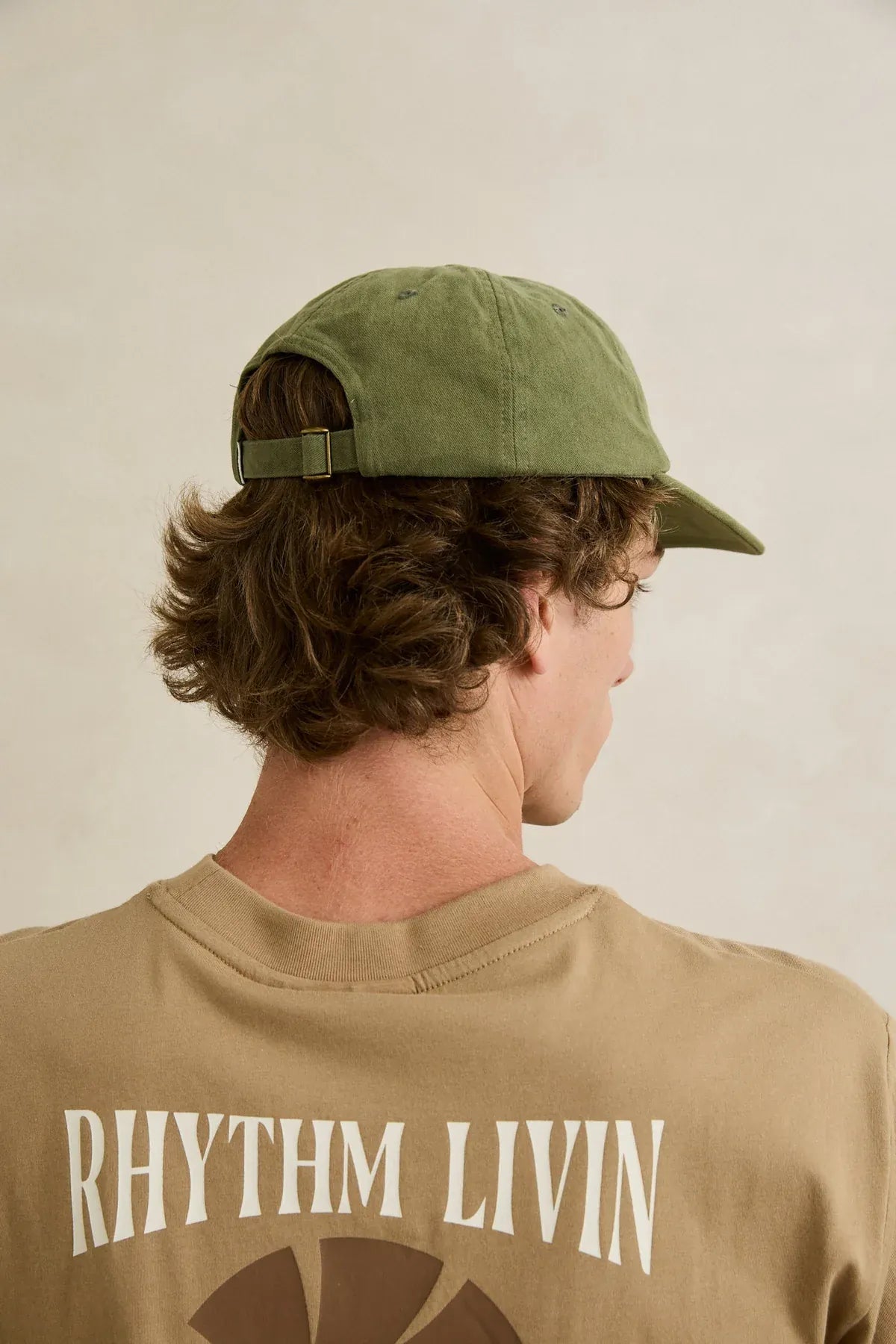 Rhythm Mens Rhythm Mens Essential Brushed Twill Cap - Dill 0726M-HW08-DIL Rhythm Mens Essential Brushed Twill Cap - Dill Splash Swimwear cap One size / Dill 1000032537
