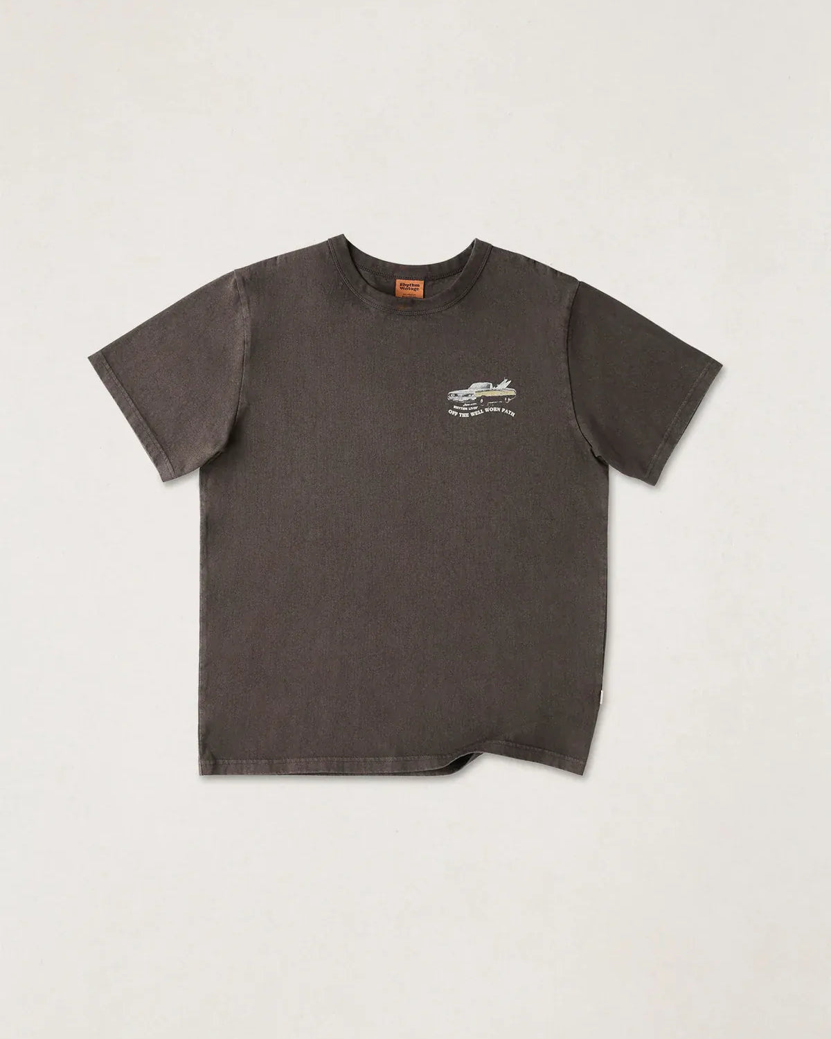 Rhythm Mens Rhythm Mens Heading West Vintage SS T-shirt - Black Rhythm Mens Heading West Vintage SS T-shirt - Black Splash Swimwear Mens Tee