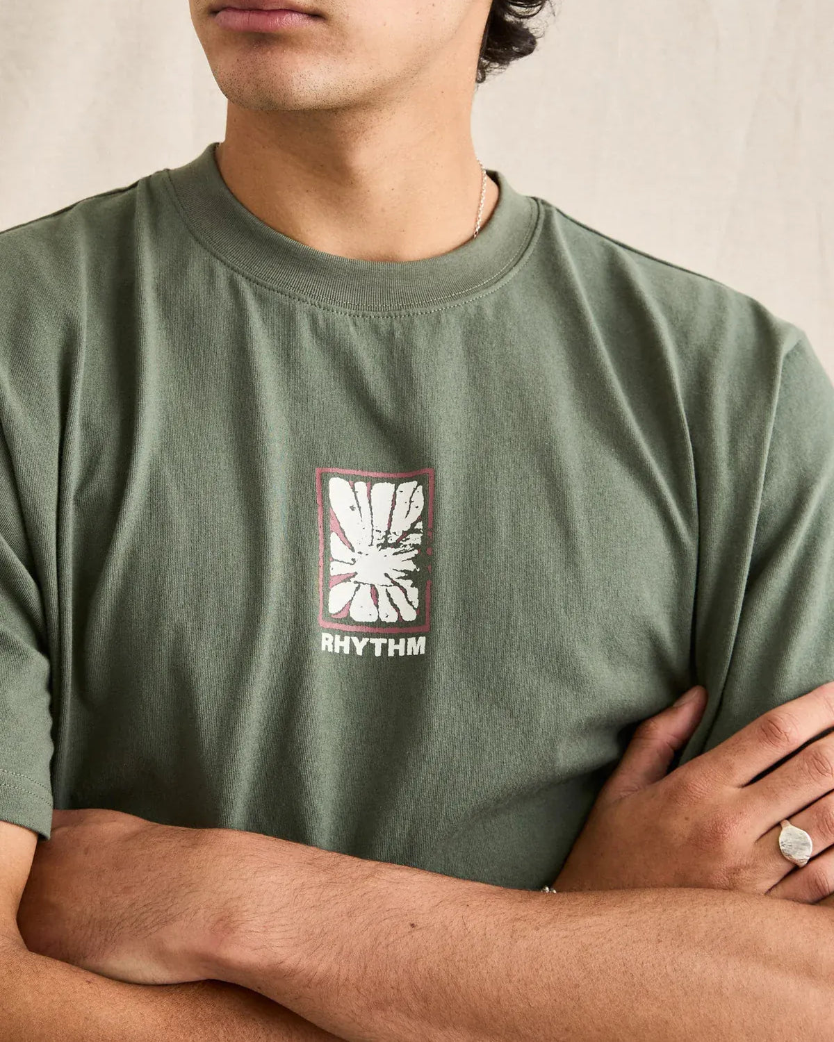 Rhythm Mens Rhythm Mens Imprint Vintage SS T-shirt Rhythm Mens Imprint Vintage SS T-shirt Splash Swimwear Mens Tee