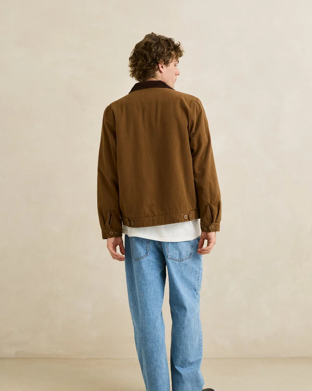 Rhythm Mens Rhythm Mens James Jacket - Coffee Rhythm Mens James Jacket - Coffee Splash Swimwear Jackets & Jumpers