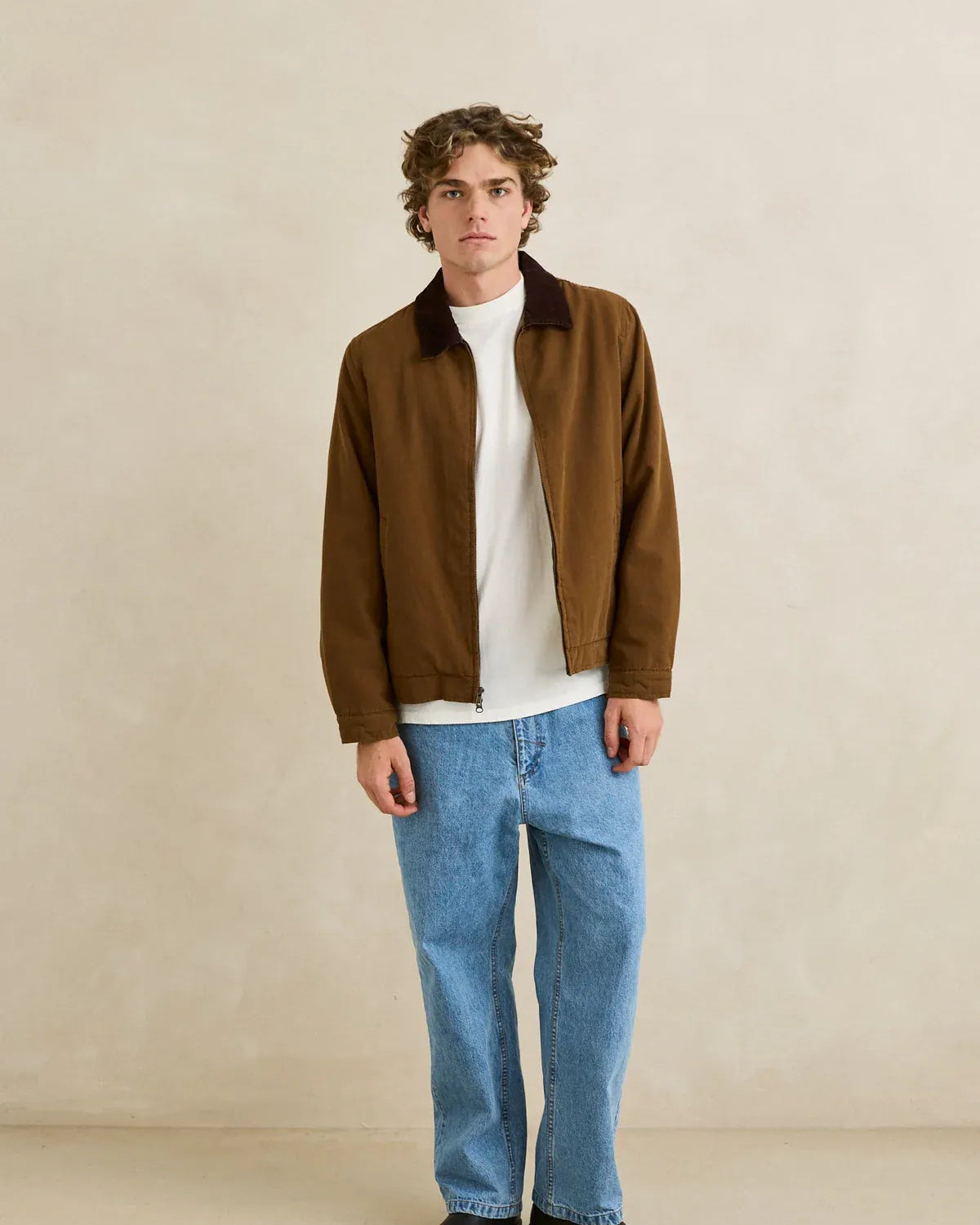 Rhythm Mens Rhythm Mens James Jacket - Coffee Rhythm Mens James Jacket - Coffee Splash Swimwear Jackets & Jumpers