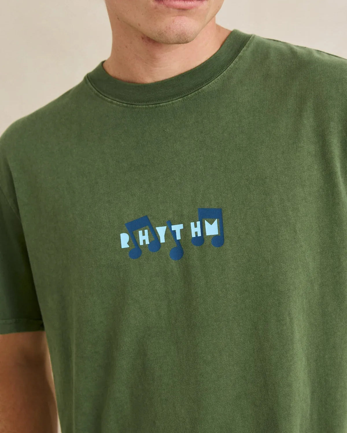 Rhythm Mens Rhythm Mens Radio Sounds Vintage SS T-shirt - Dill Rhythm Mens Radio Sounds Vintage SS T-shirt - Dill Splash Swimwear Mens Tee