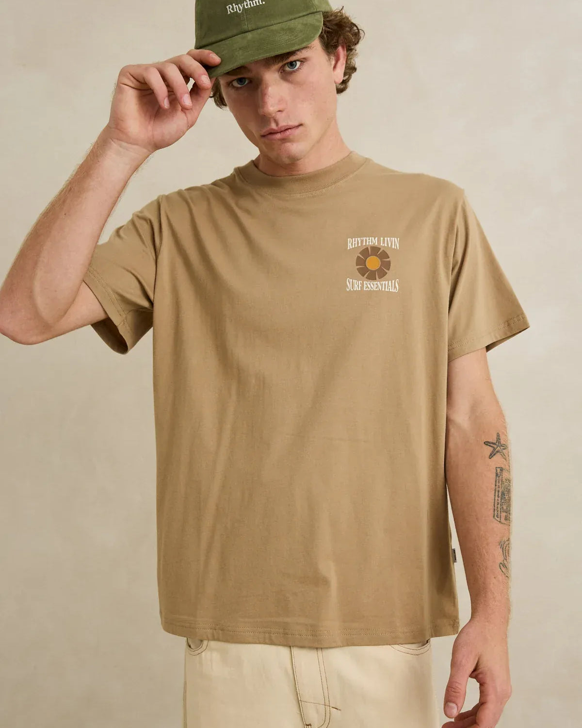 Rhythm Mens Rhythm Mens Surf Essentials SS T-shirts - Incense Rhythm Mens Surf Essentials SS T-shirts - Incense Splash Swimwear Mens Tee