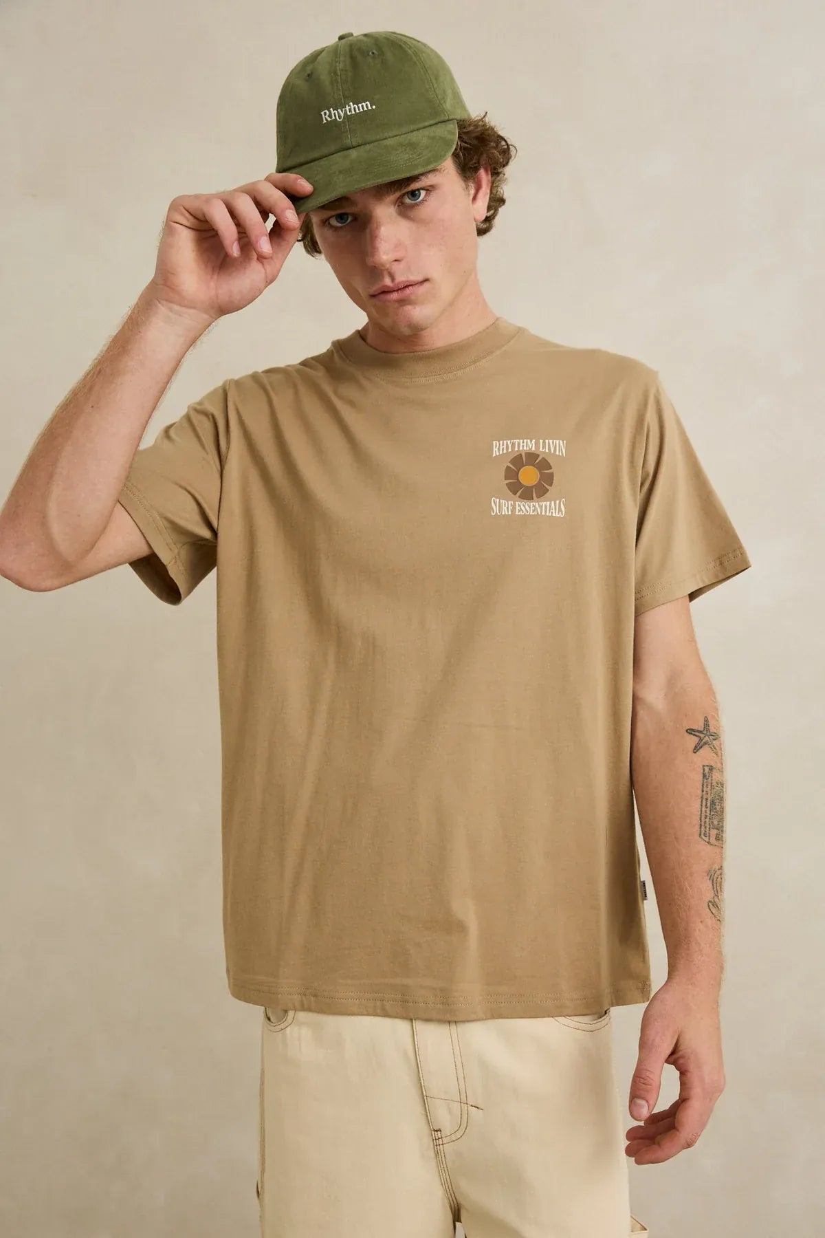 Rhythm Mens Rhythm Mens Surf Essentials SS T-shirts - Incense Rhythm Mens Surf Essentials SS T-shirts - Incense Splash Swimwear Mens Tee