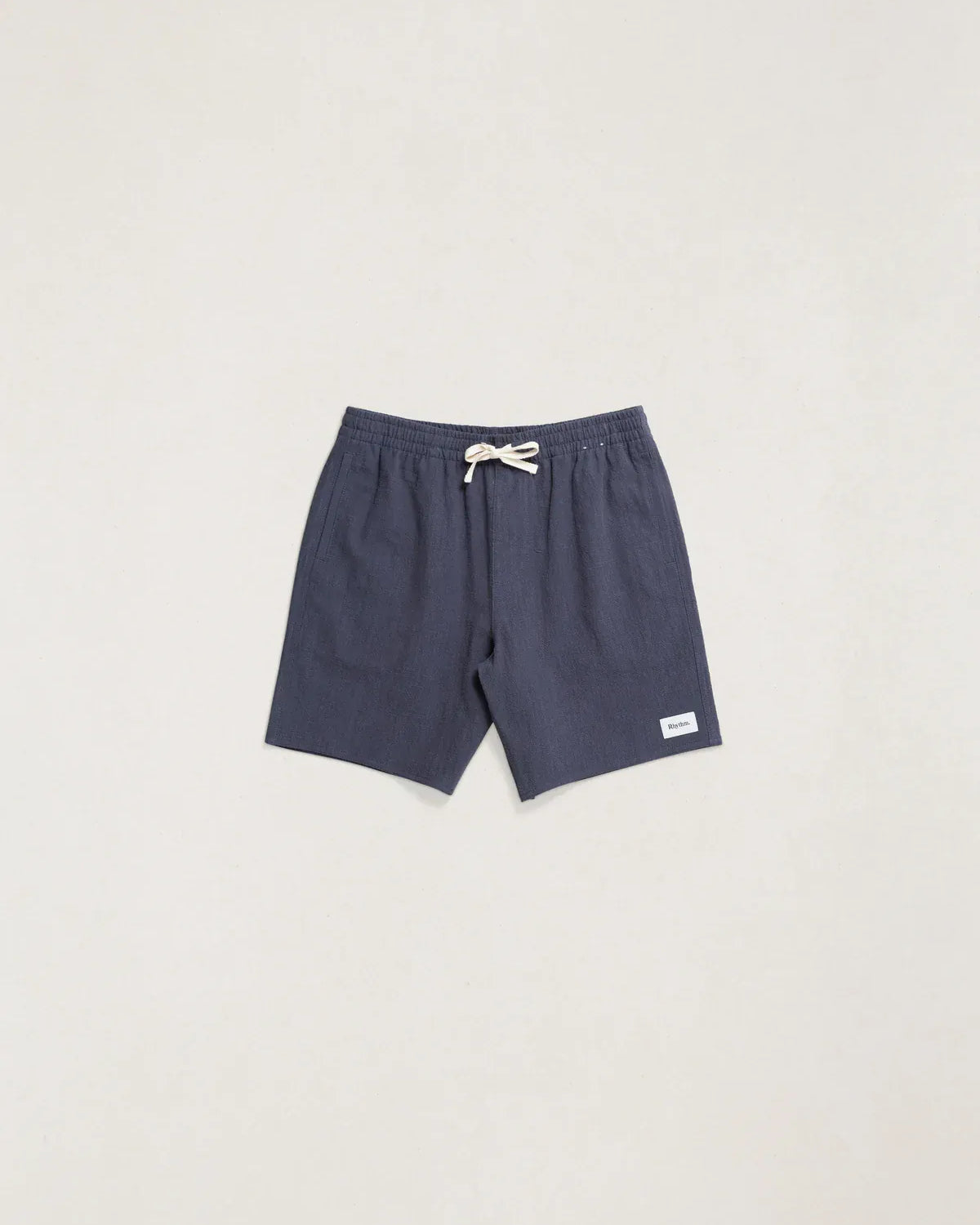 Rhythm Mens Rhythm Mens Textured Linen Jam - Navy Rhythm Mens Textured Linen Jam - Navy Splash Swimwear Mens Shorts