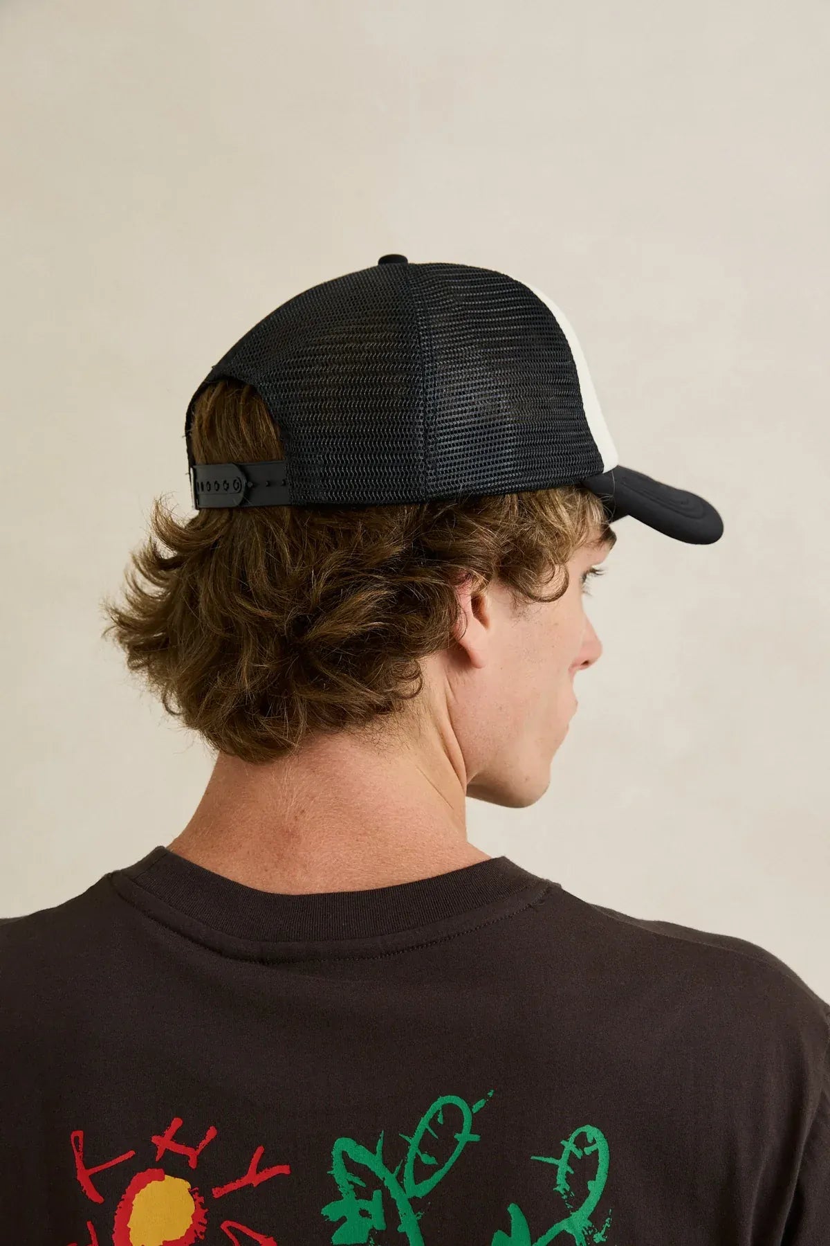 Rhythm Mens Rhythm Mens Tiger Trucker Cap - Black 0726M-HW10-BLK Rhythm Mens Tiger Trucker Cap - Black Splash Swimwear cap One size / Black 1000032538