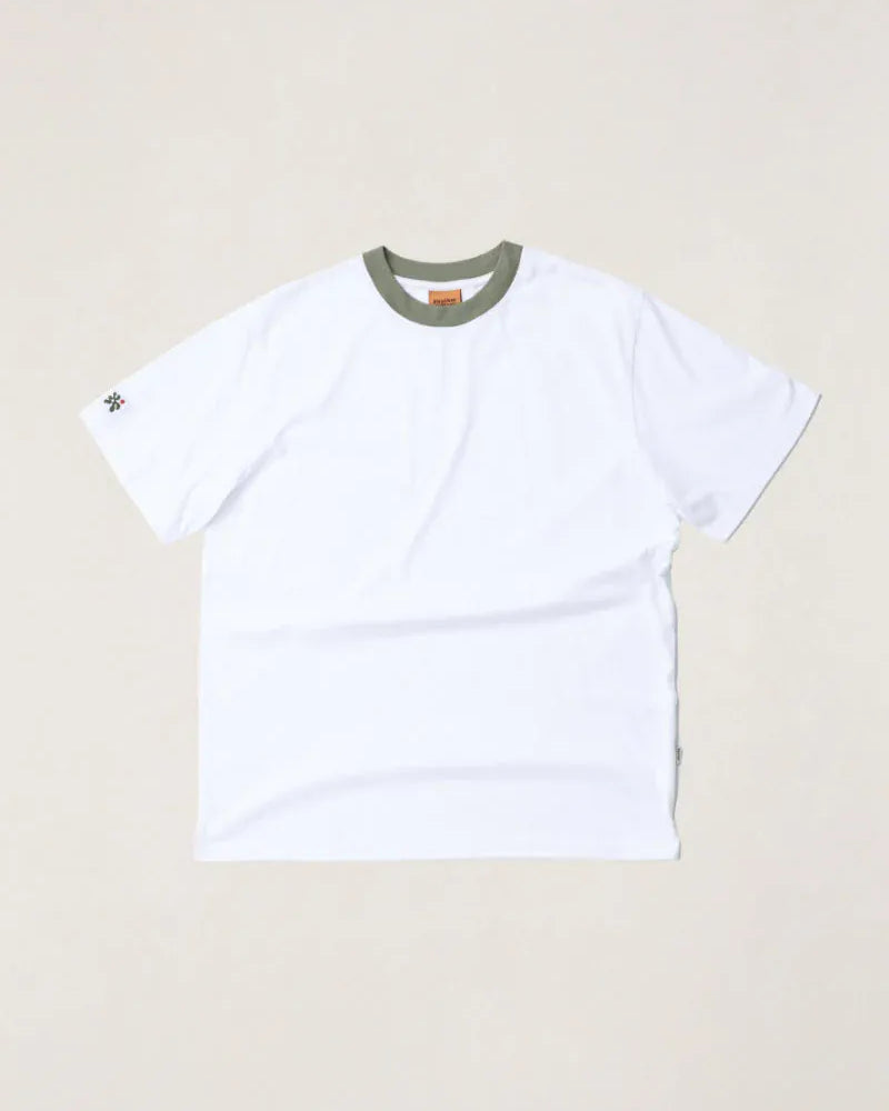 Rhythm Mens Rhythm Merge Vintage SS T-Shirt - White Rhythm Merge Vintage SS T-Shirt - White Splash Swimwear Mens Shirt