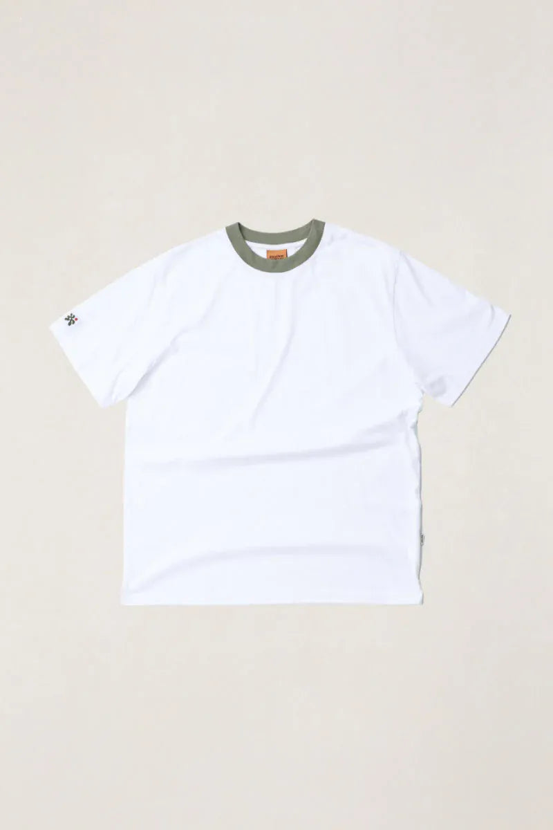 Rhythm Mens Rhythm Merge Vintage SS T-Shirt - White Rhythm Merge Vintage SS T-Shirt - White Splash Swimwear Mens Shirt
