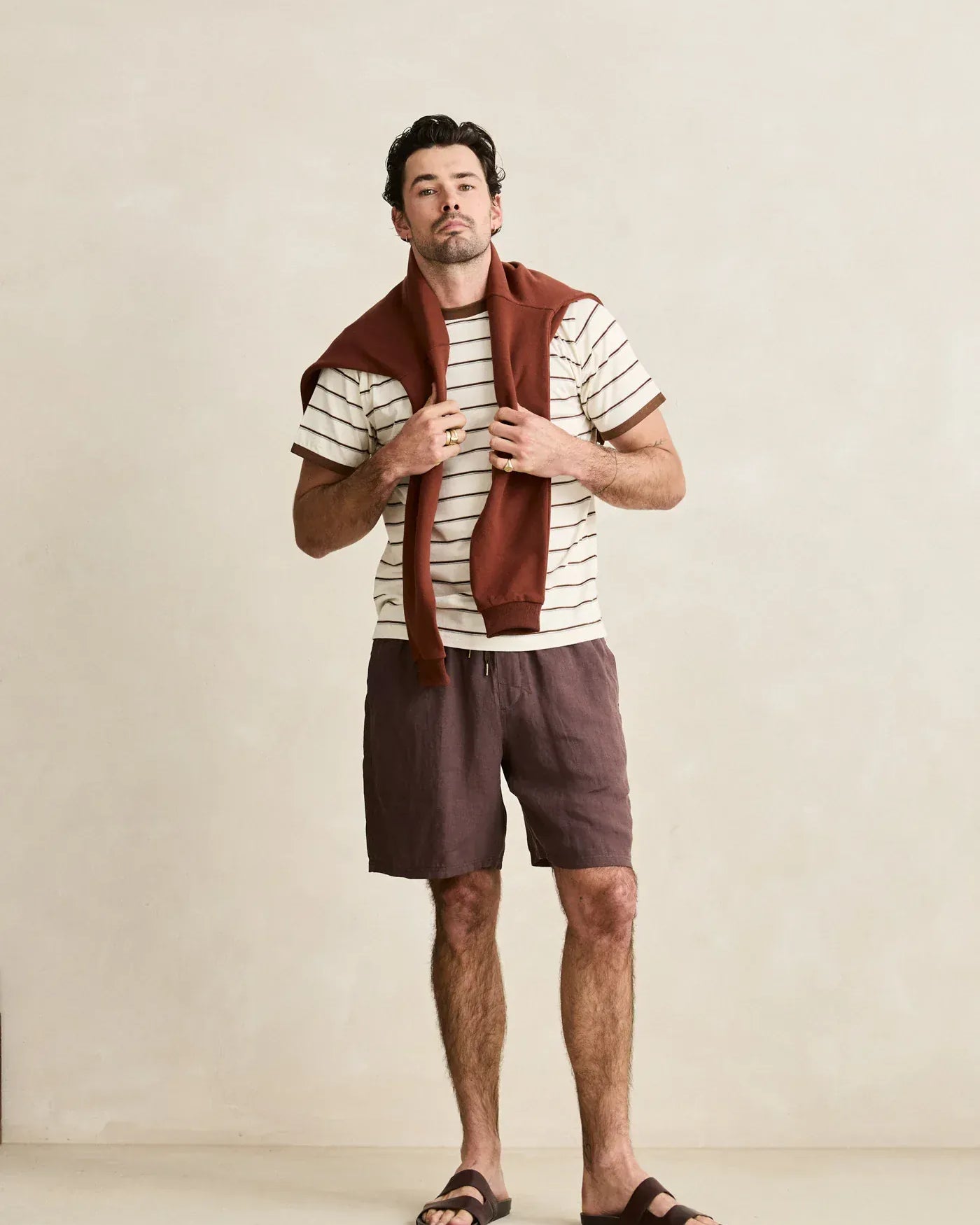 Rhythm Mens Rhythm Pressed Petal Jam - Tobacco Rhythm Pressed Petal Jam - Tobacco Splash Swimwear