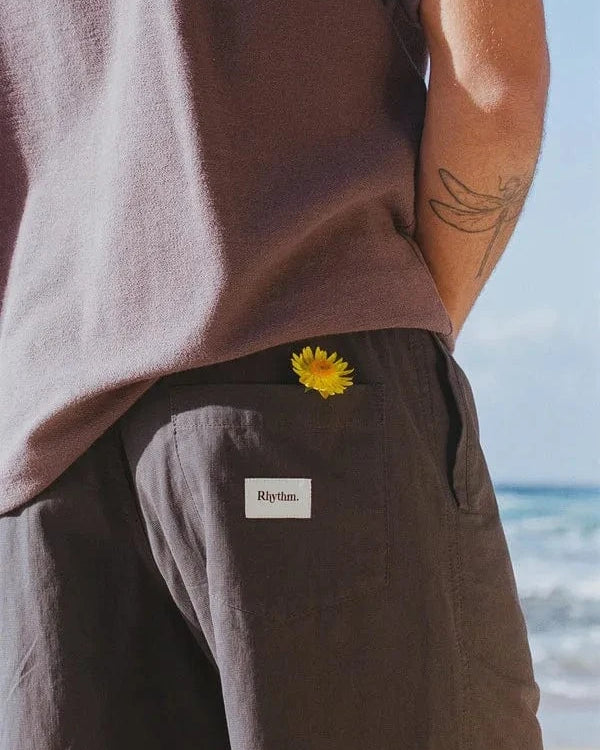 Rhythm Mens Rhythm Relaxed Jam - Charcoal Rhythm Relaxed Jam - Charcoal Splash Swimwear Mens