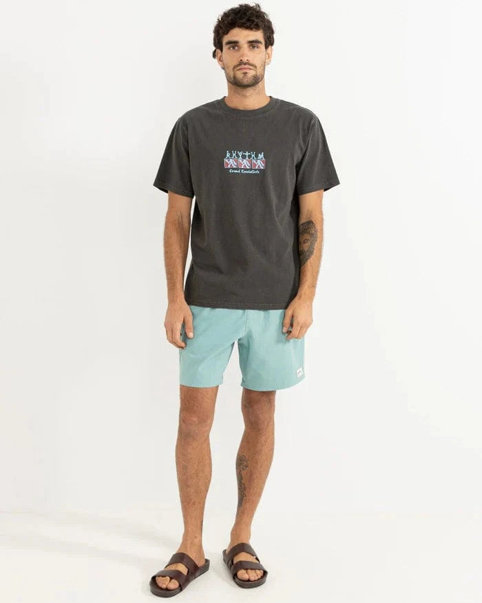 Rhythm Mens Rhythm Sound Specialist Vintage SS T-Shirt - Vintage Black Rhythm Sound Specialist Vintage SS T-Shirt - Vintage Black Splash Swimwear Mens