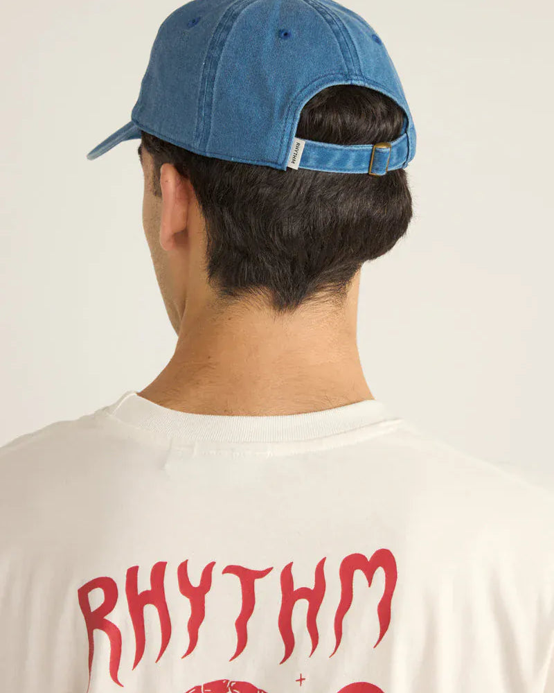 Rhythm Mens Rhythm Sports Cap - Blue 0425M-HW02-BLU Rhythm Sports Cap - Blue Splash Swimwear Hats O/S 9360397183986