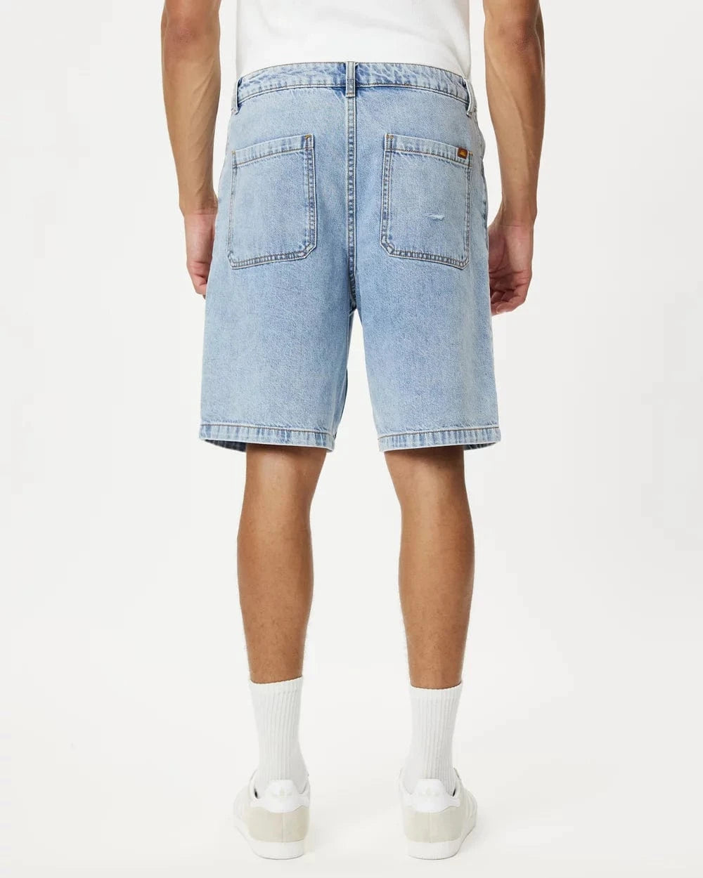 Rhythm Mens Rhythm Subtle Distress Short - Blue Rhythm Subtle Distress Short - Blue Splash Swimwear Mens